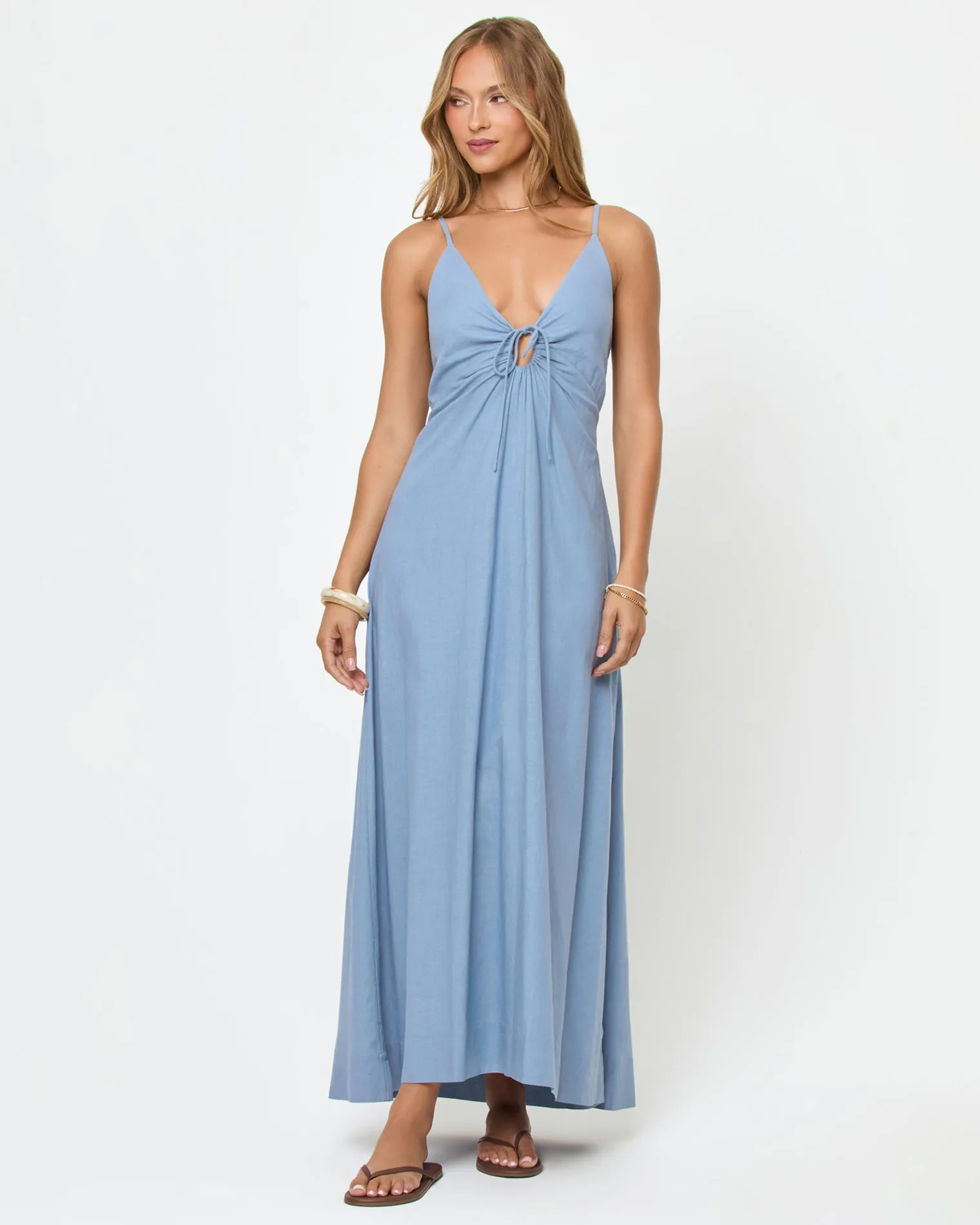 Mabel Maxi Dress - Chambray sold by l*space