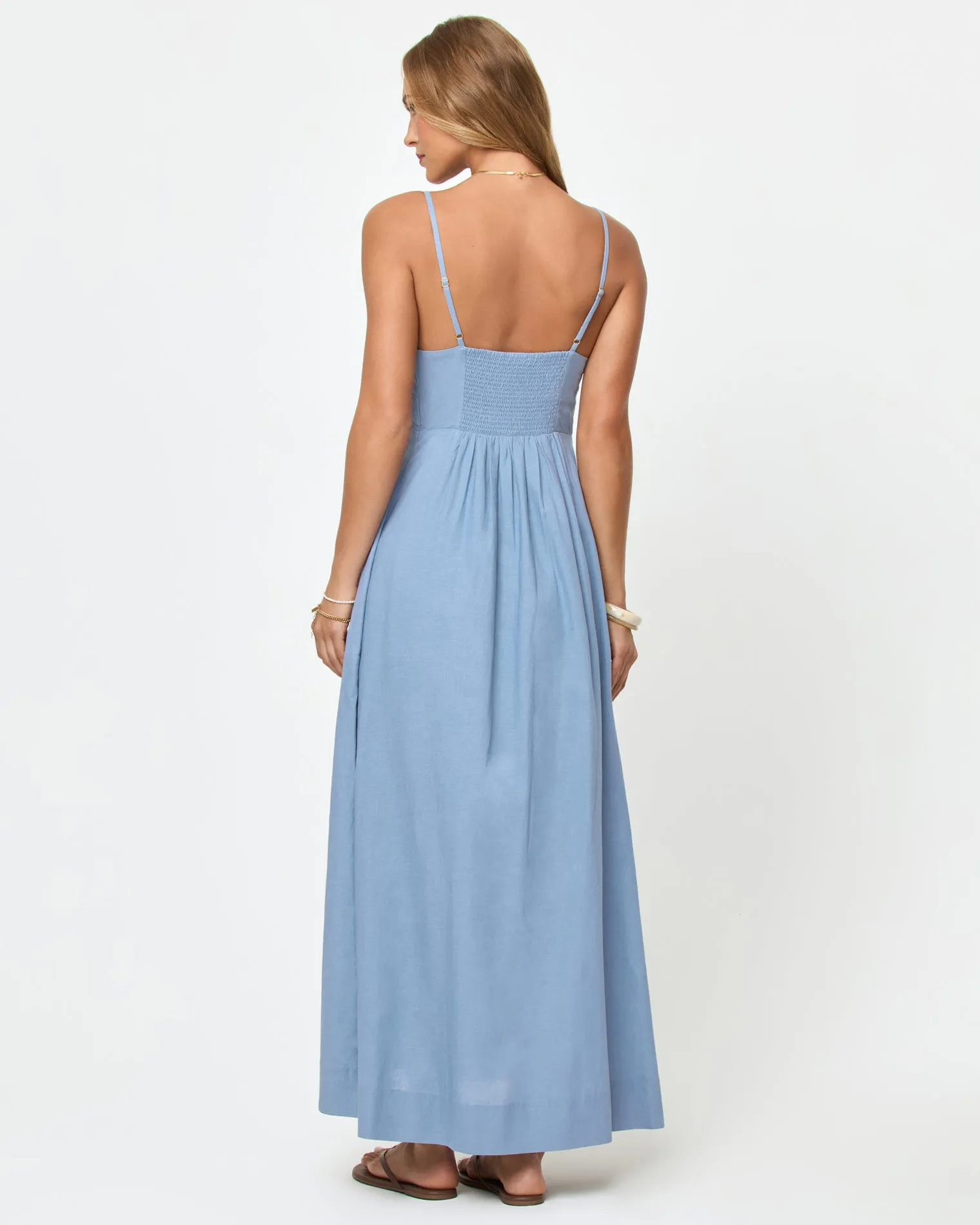 Mabel Maxi Dress - Chambray sold by l*space product image thumbnail 2