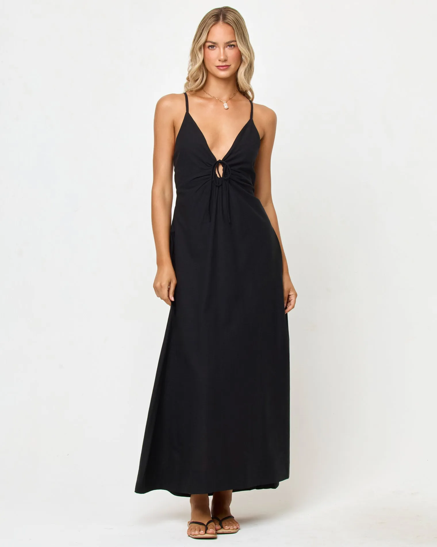 Mabel Maxi Dress - Black sold by l*space
