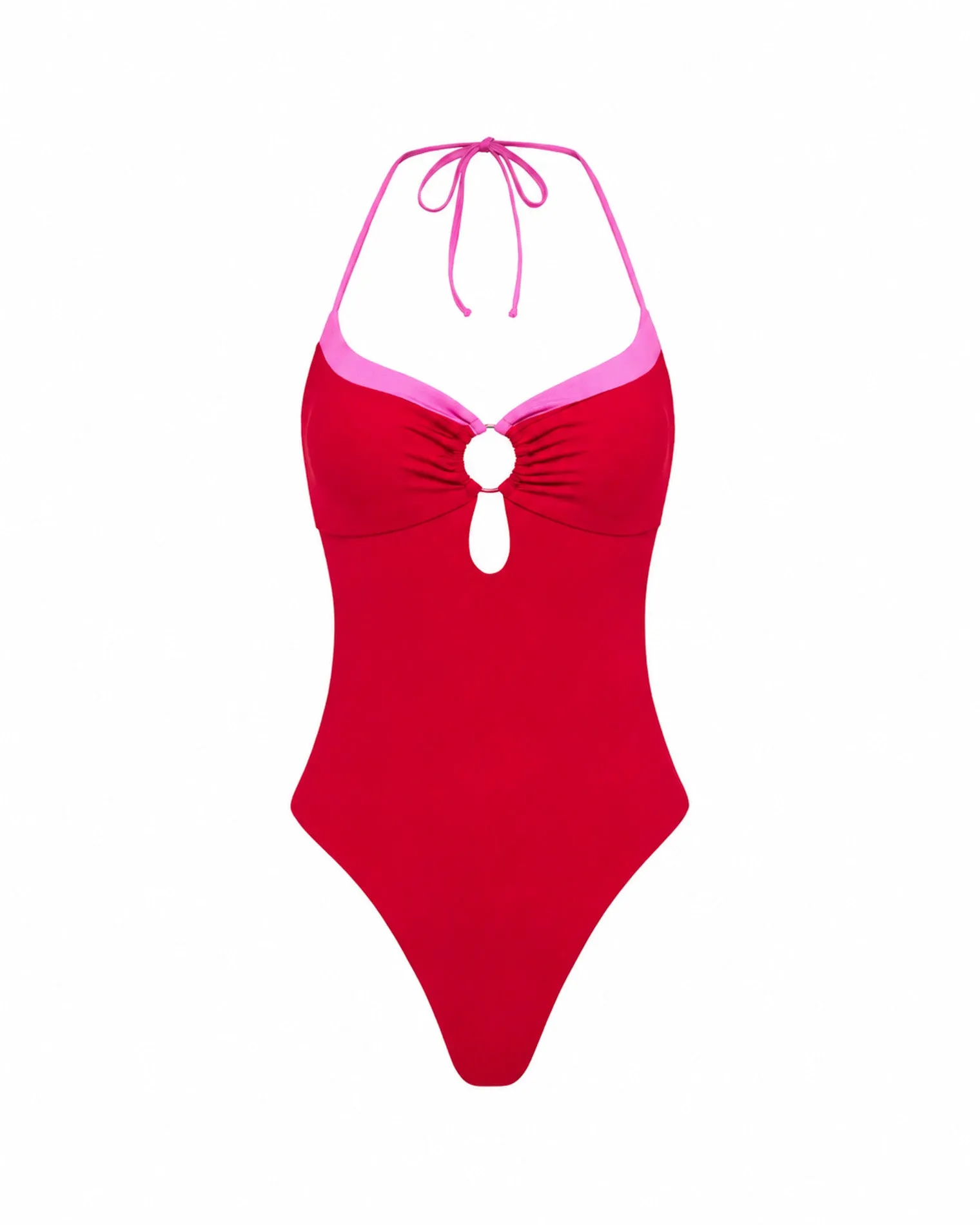 Juno One Piece Swimsuit - Lipstick Red Sweetheart sold by l*space product image thumbnail 2