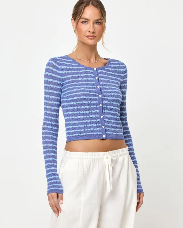 Rosalie Cardigan - Blue Lagoon made by l*space