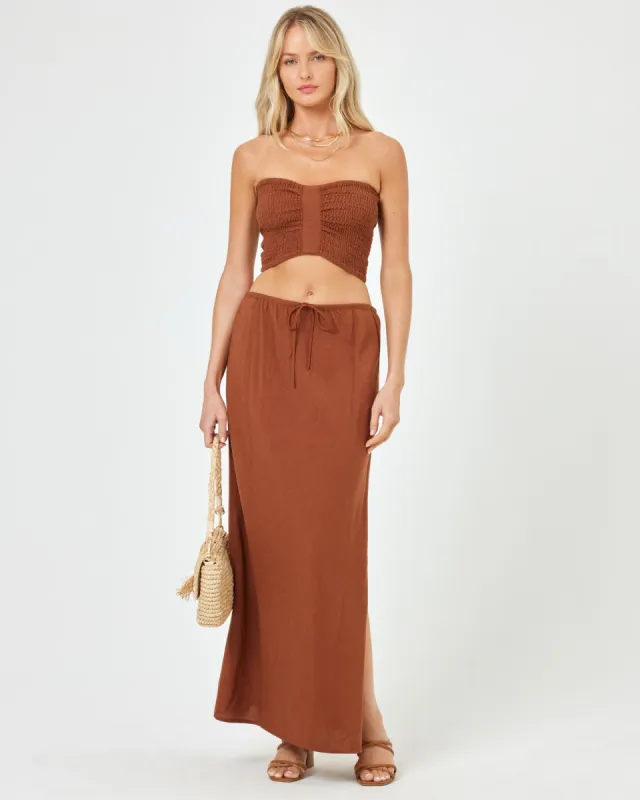 Summer Feels Skirt - Coffee sold by l*space