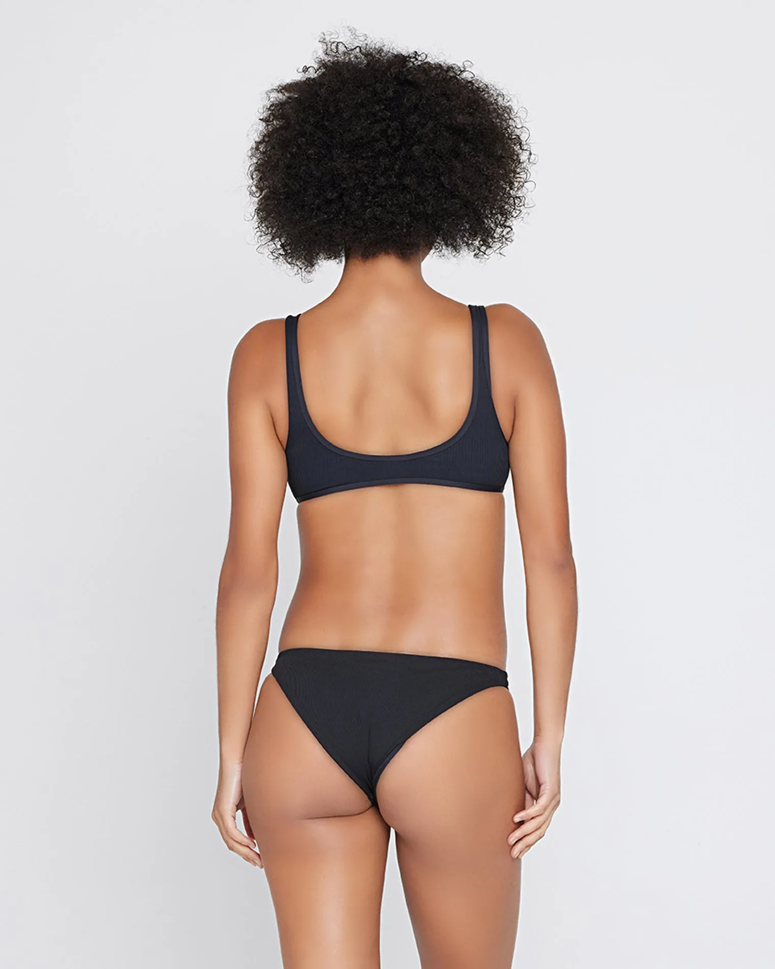 Ribbed Camacho Bikini Bottom - Black sold by l*space product image thumbnail 5