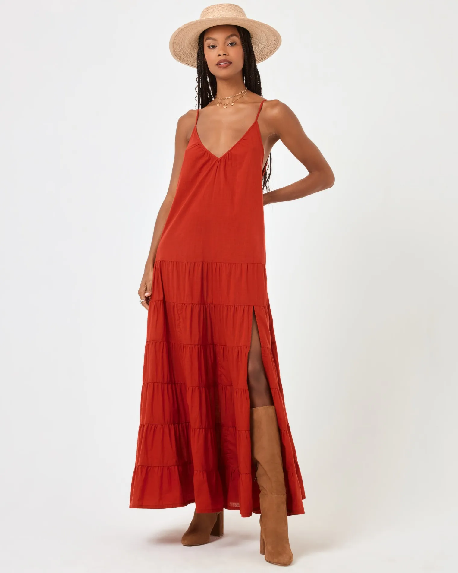 Goldie Cover-Up Dress - Redwood sold by l*space product image thumbnail 5