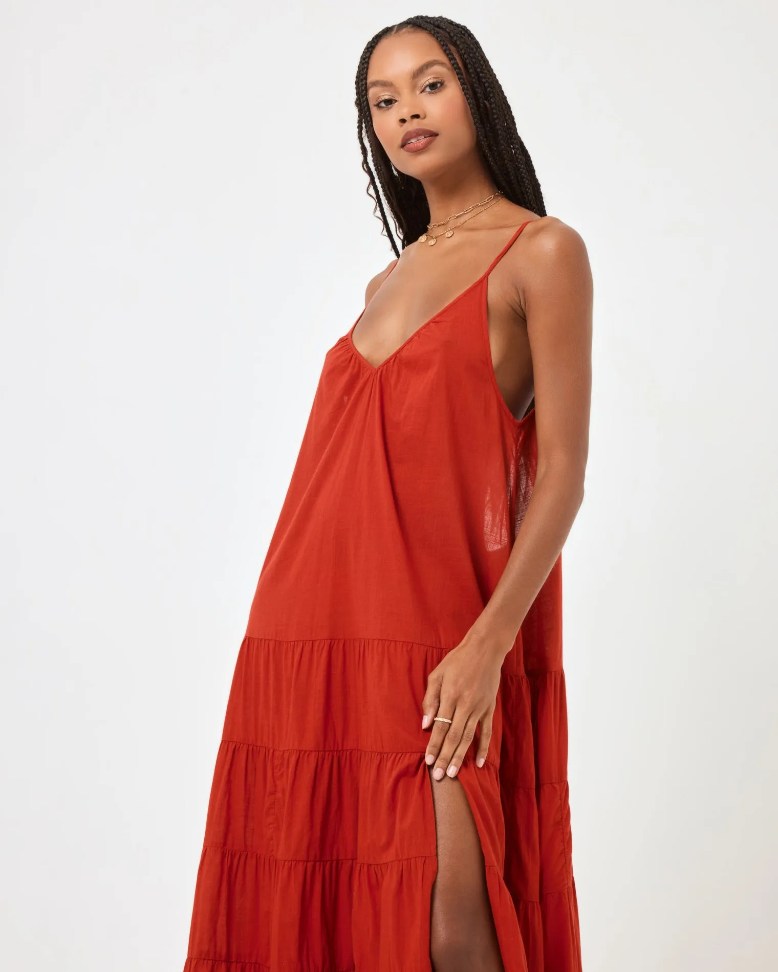 Goldie Cover-Up Dress - Redwood sold by l*space product image thumbnail 2