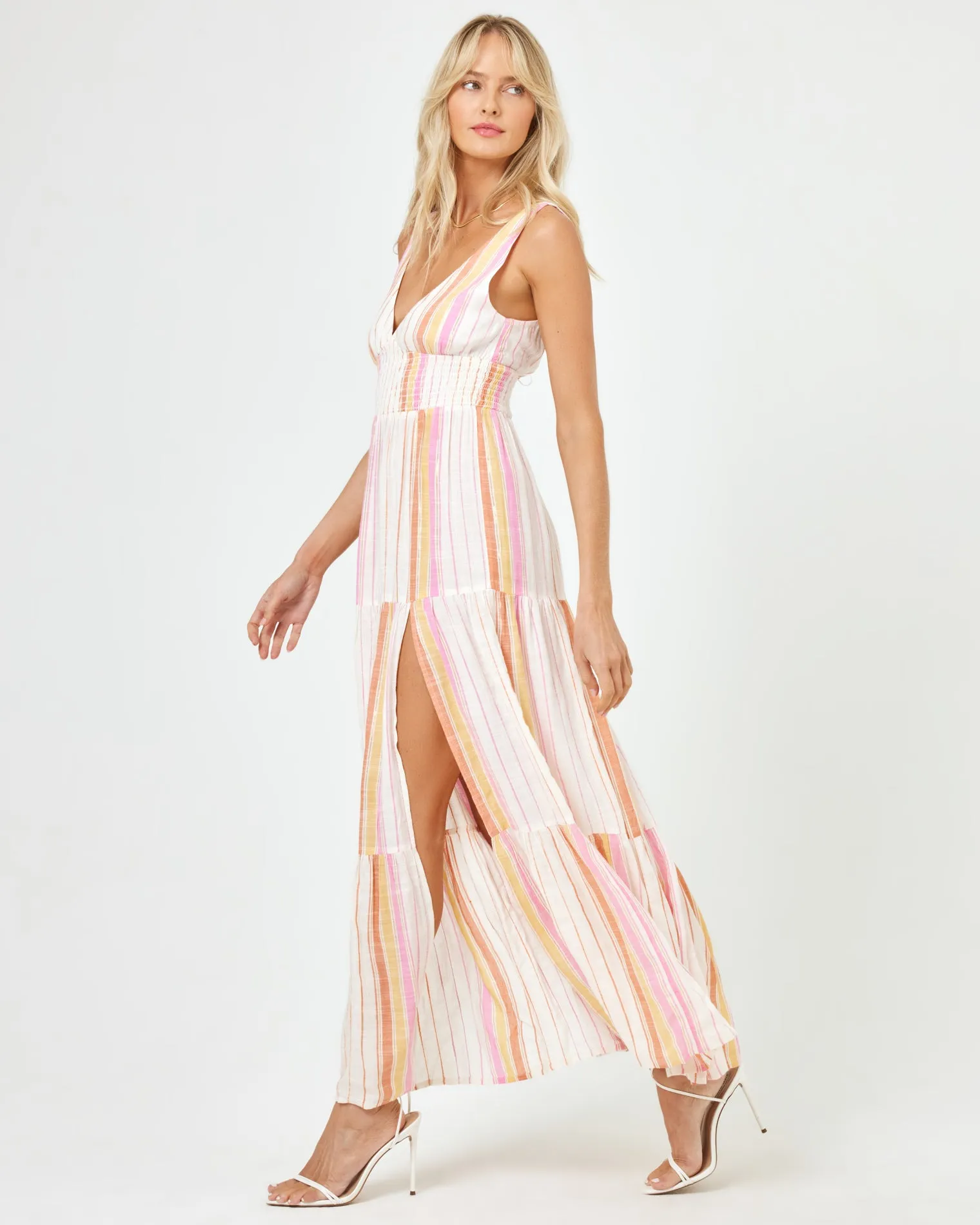 Lilikoi Dress - Vaca Stripe sold by l*space