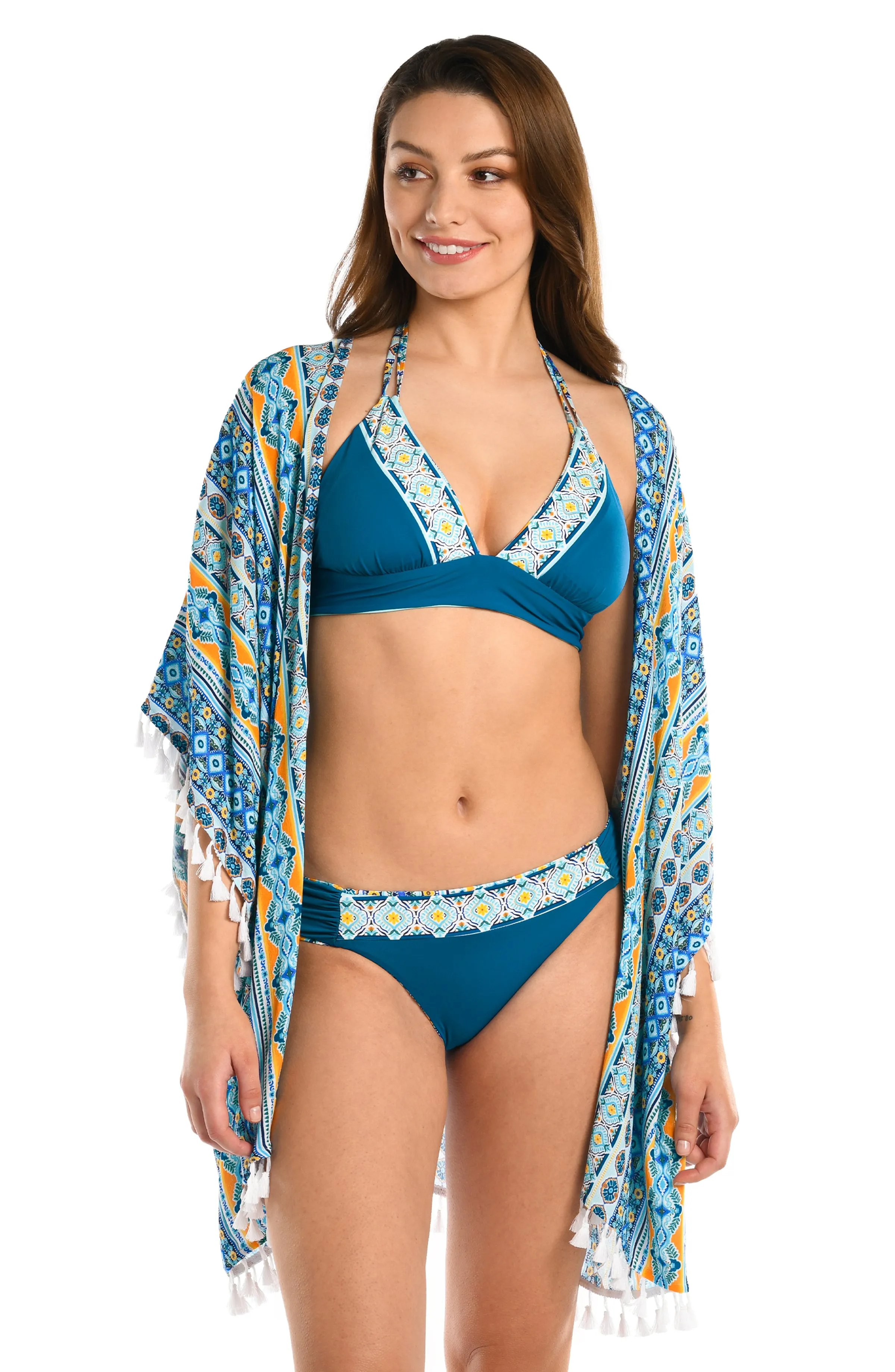 Scarf City Kimono - FINAL SALE sold by La Blanca