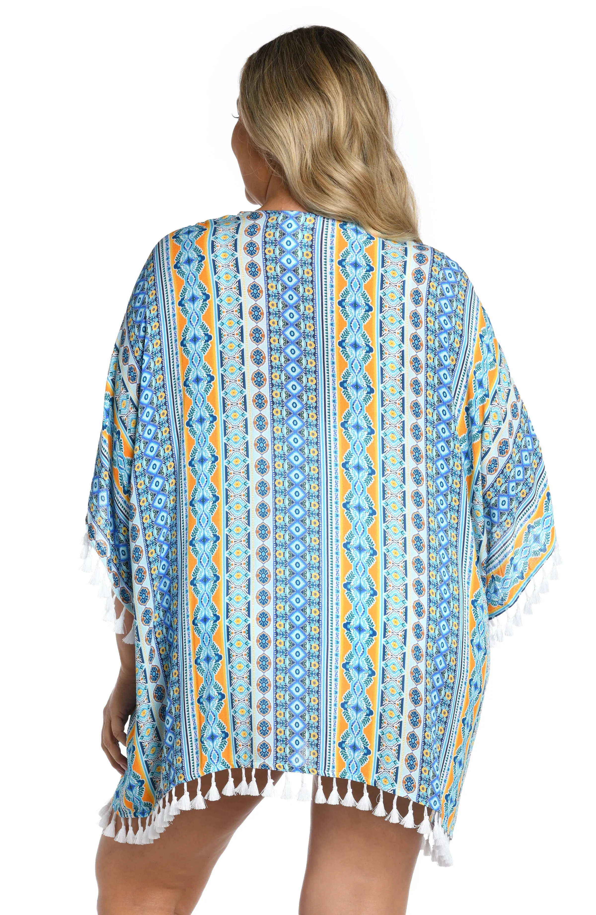 Scarf City Kimono - FINAL SALE sold by La Blanca product image thumbnail 4