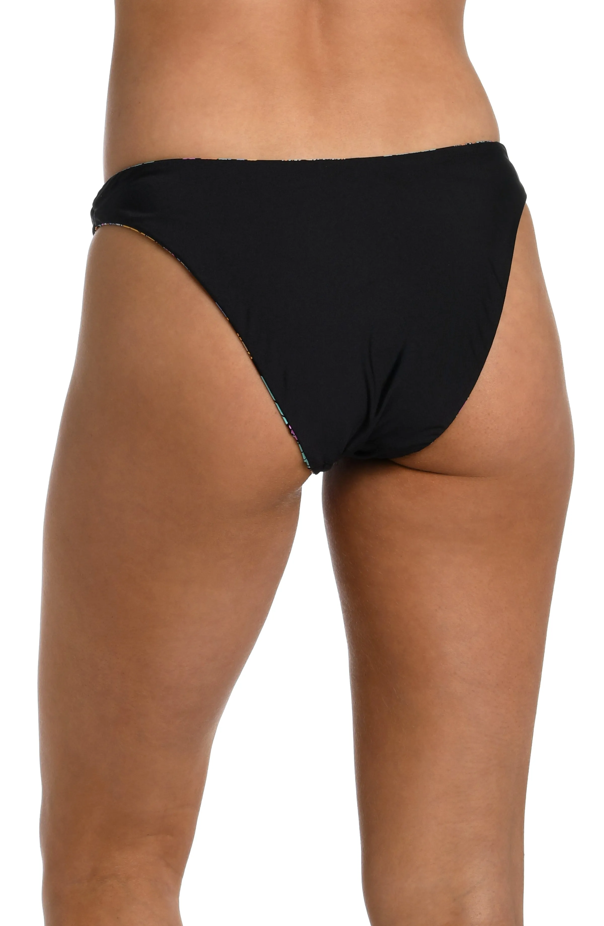 Sunshine 79 Paisley Patchwork Reversible French Cut Bikini Bottom sold by La Blanca product image thumbnail 4