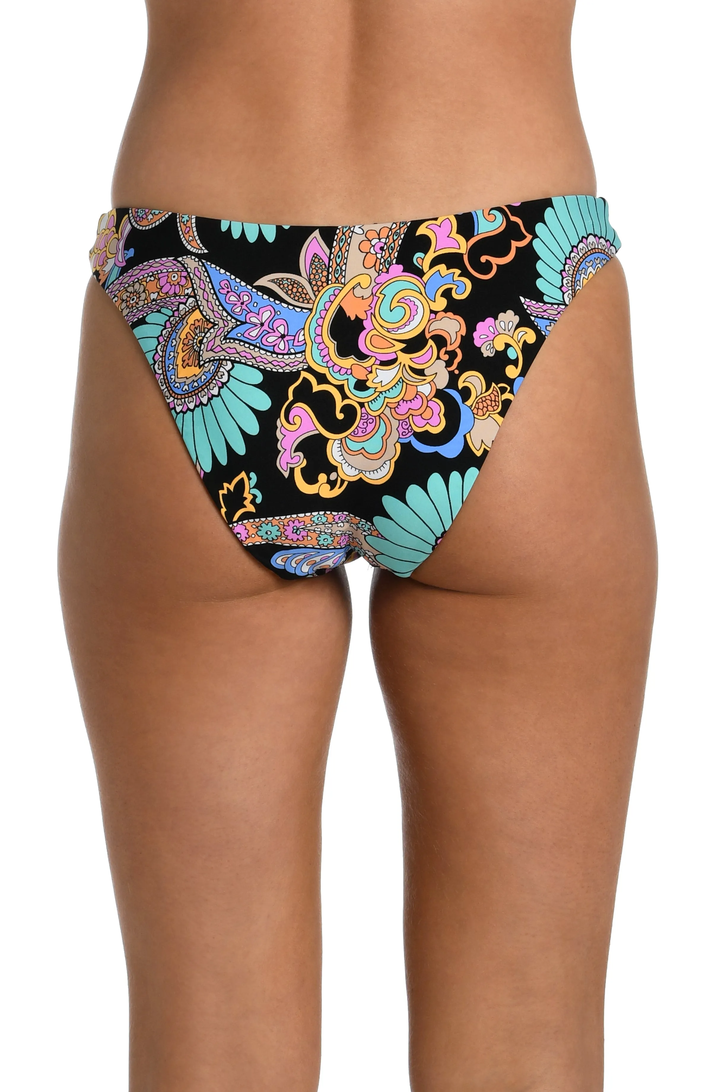 Sunshine 79 Paisley Patchwork Reversible French Cut Bikini Bottom sold by La Blanca product image thumbnail 2