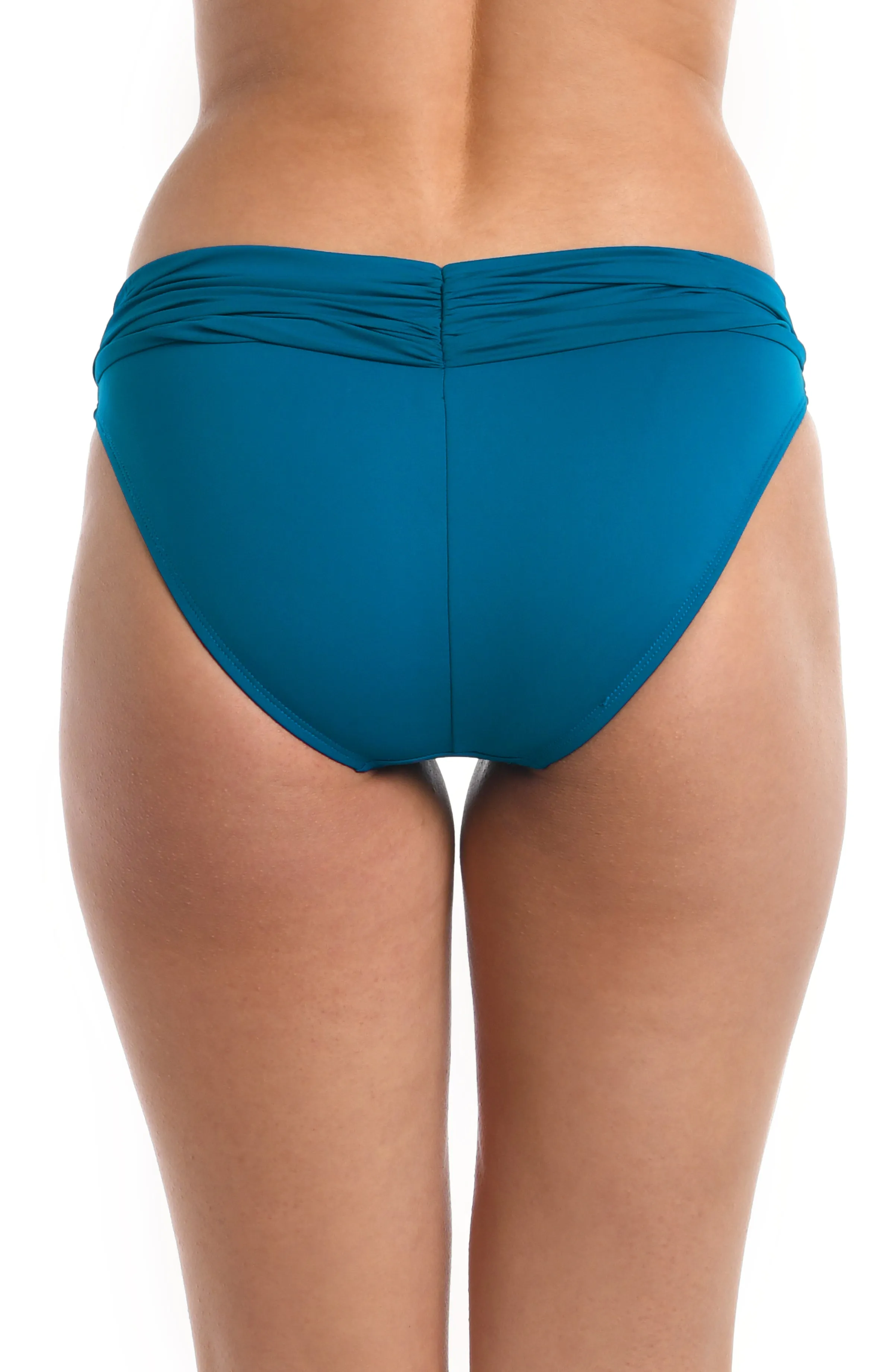 Island Goddess Shirred Band Hipster Bottom - Ocean - FINAL SALE sold by La Blanca product image thumbnail 2