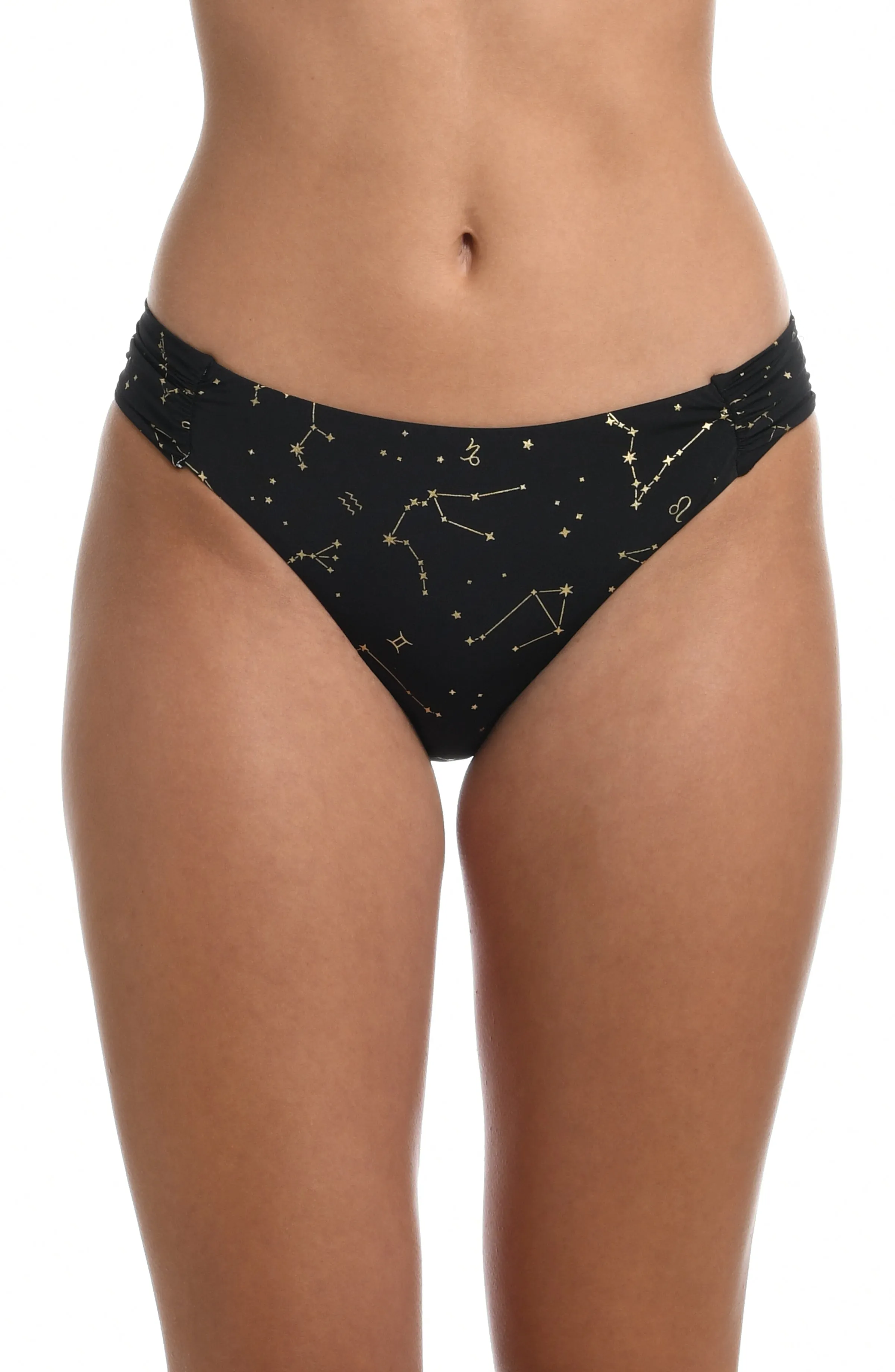 Sunshine 79 Zodiac Side Shirred Hipster Bottom - FINAL SALE sold by La Blanca