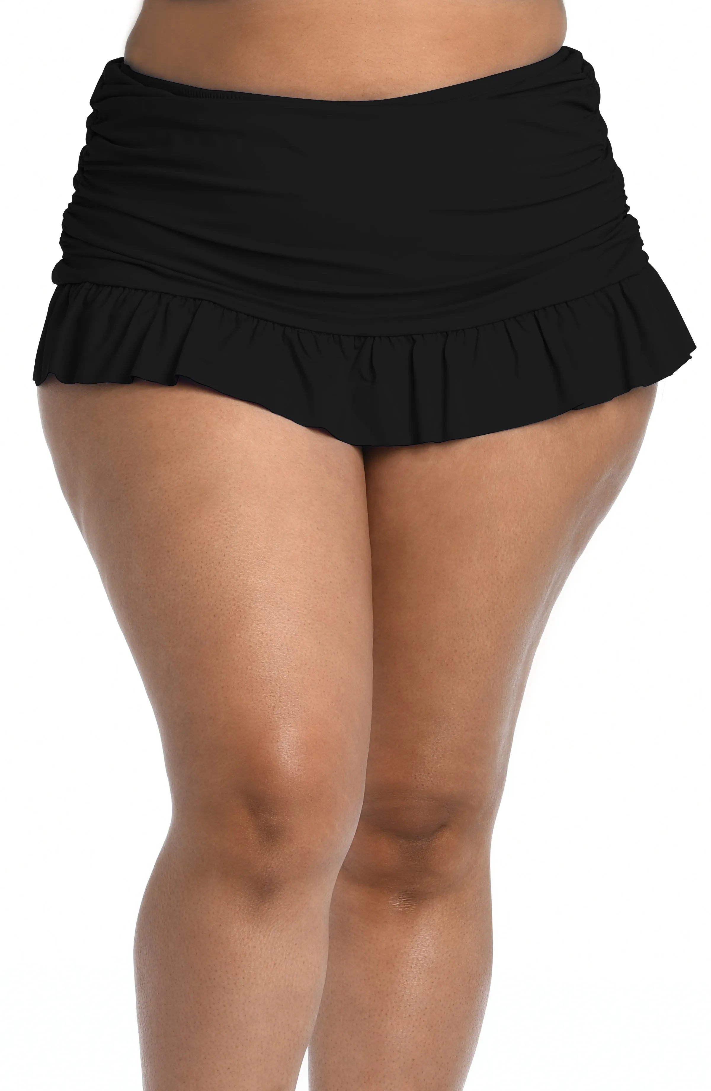 Island Goddess Ruffle Skirted Bottom - Black sold by La Blanca product image thumbnail 3