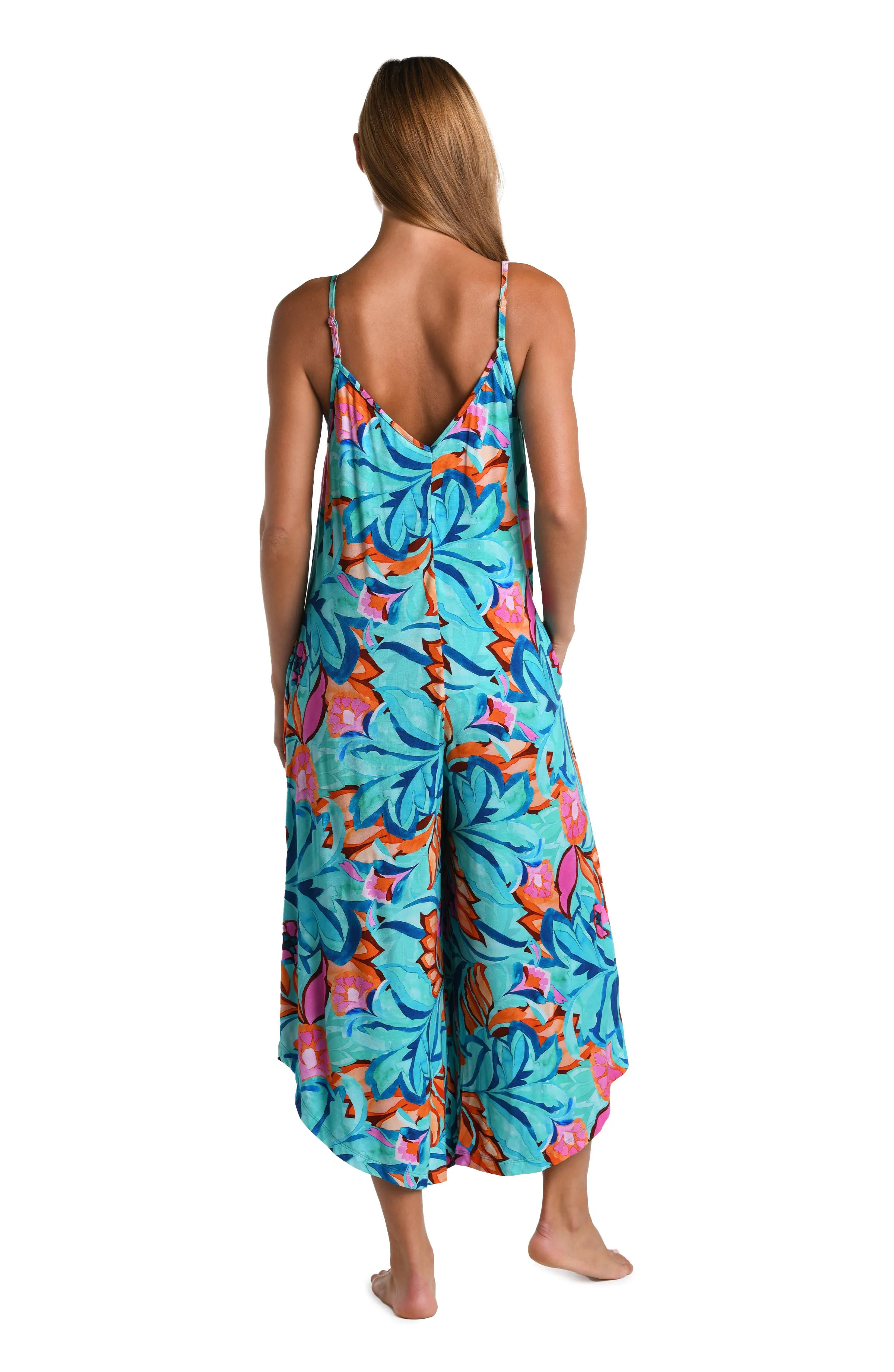 Sunshine 79 Polynesia Tropics Vines Jumpsuit Cover Up sold by La Blanca product image thumbnail 2