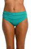 Island Goddess Shirred Band Hipster Bottom - Emerald (Final Sale) sold by La Blanca