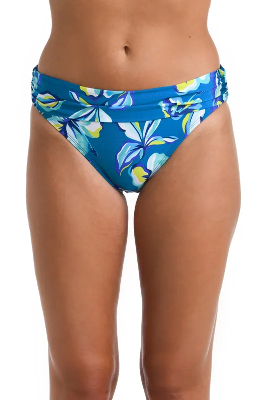 Fiji Tropics Shirred Band Hipster Bottom sold by La Blanca