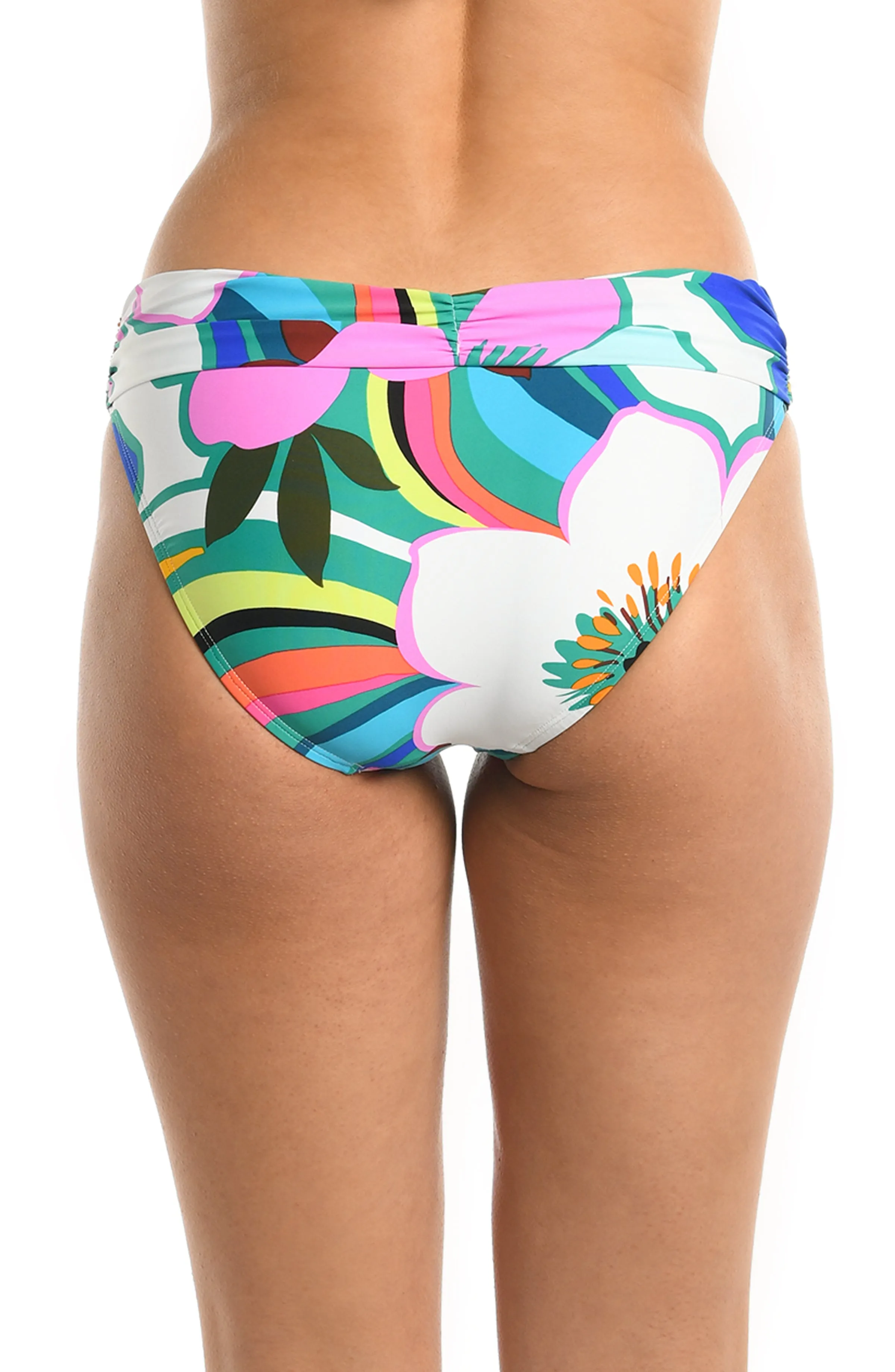 Sun Catcher Shirred Band Hipster Bottom - FINAL SALE sold by La Blanca product image thumbnail 2
