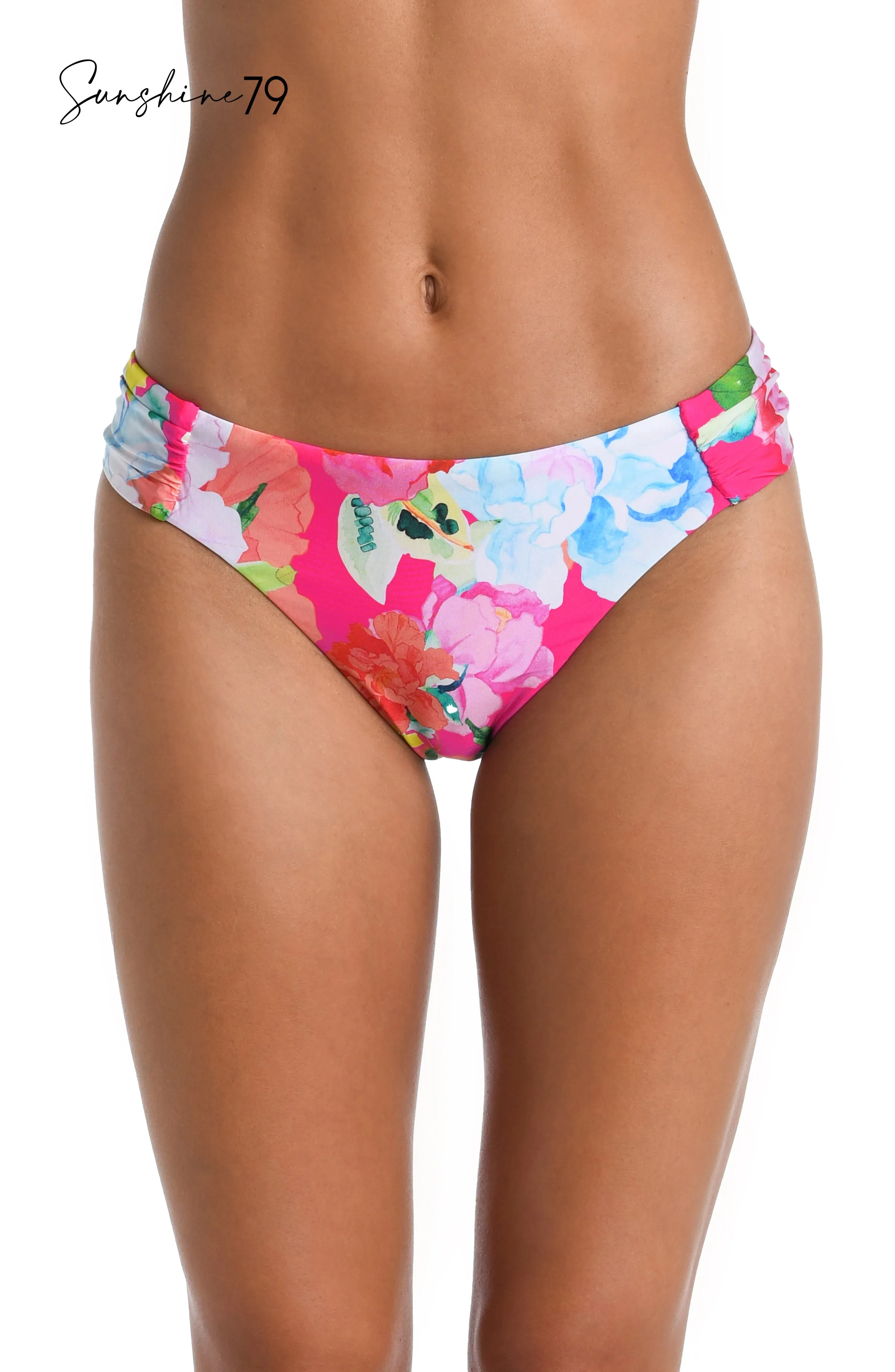 Sunshine 79 Expressive Garden Side Shirred Hipster Bottom sold by La Blanca