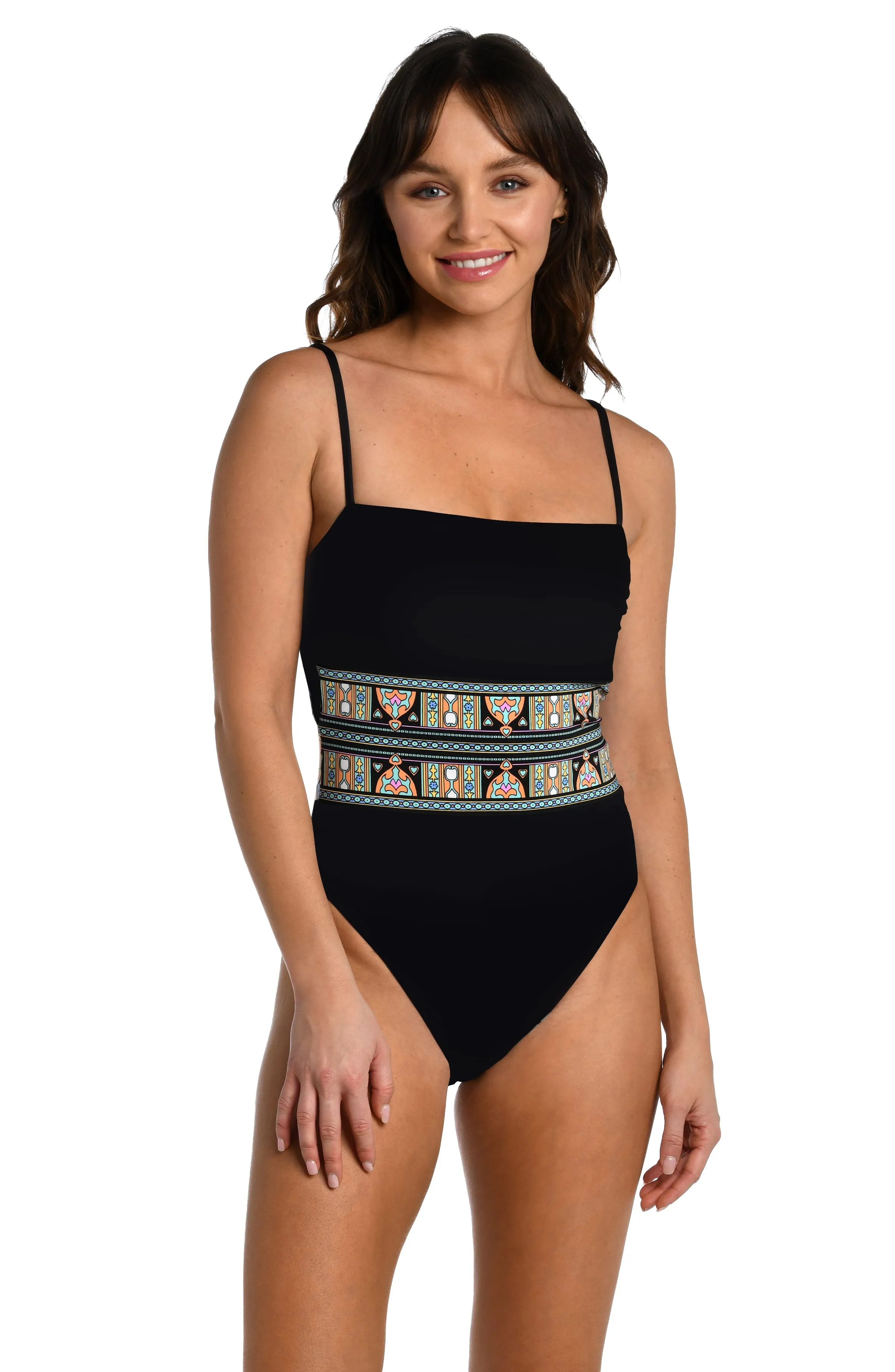 Sunshine 79 Paisley Patchwork Reversible Bandeau One Piece - FINAL SALE sold by La Blanca product image thumbnail 3