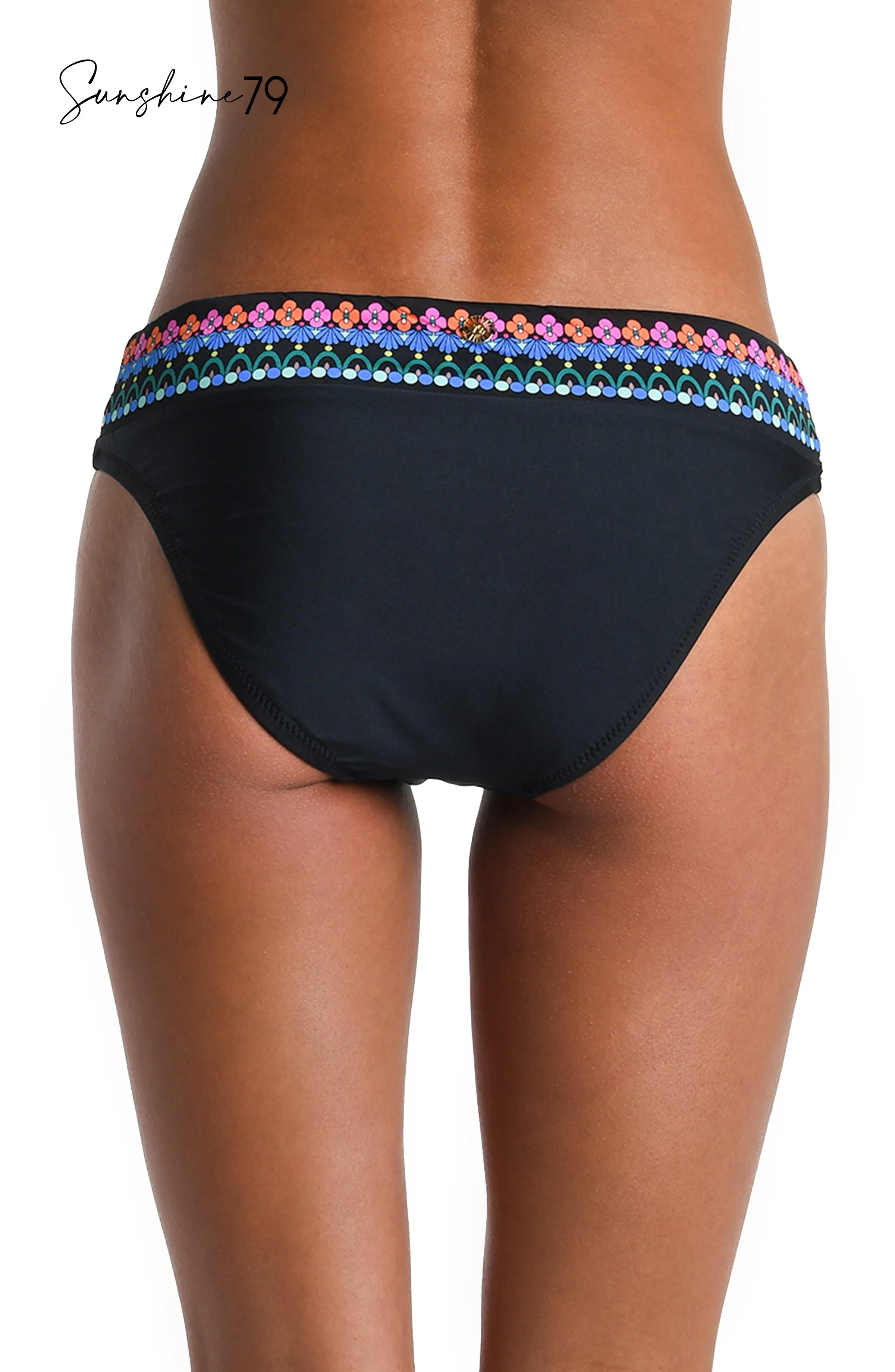 Sunshine 79 Pop Floral Solids Hipster Bottom (Final Sale) sold by La Blanca product image thumbnail 2