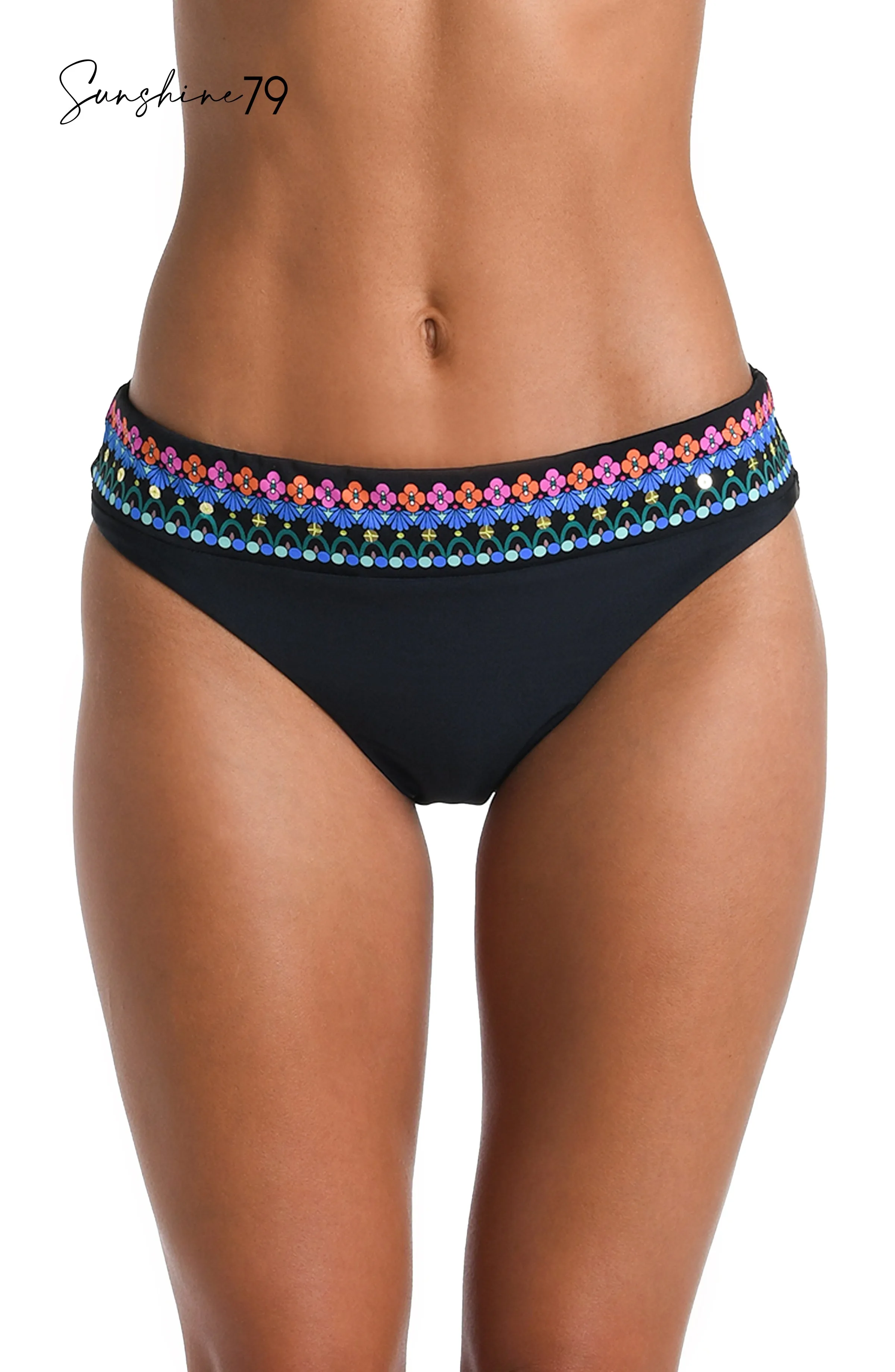 Sunshine 79 Pop Floral Solids Hipster Bottom (Final Sale) sold by La Blanca