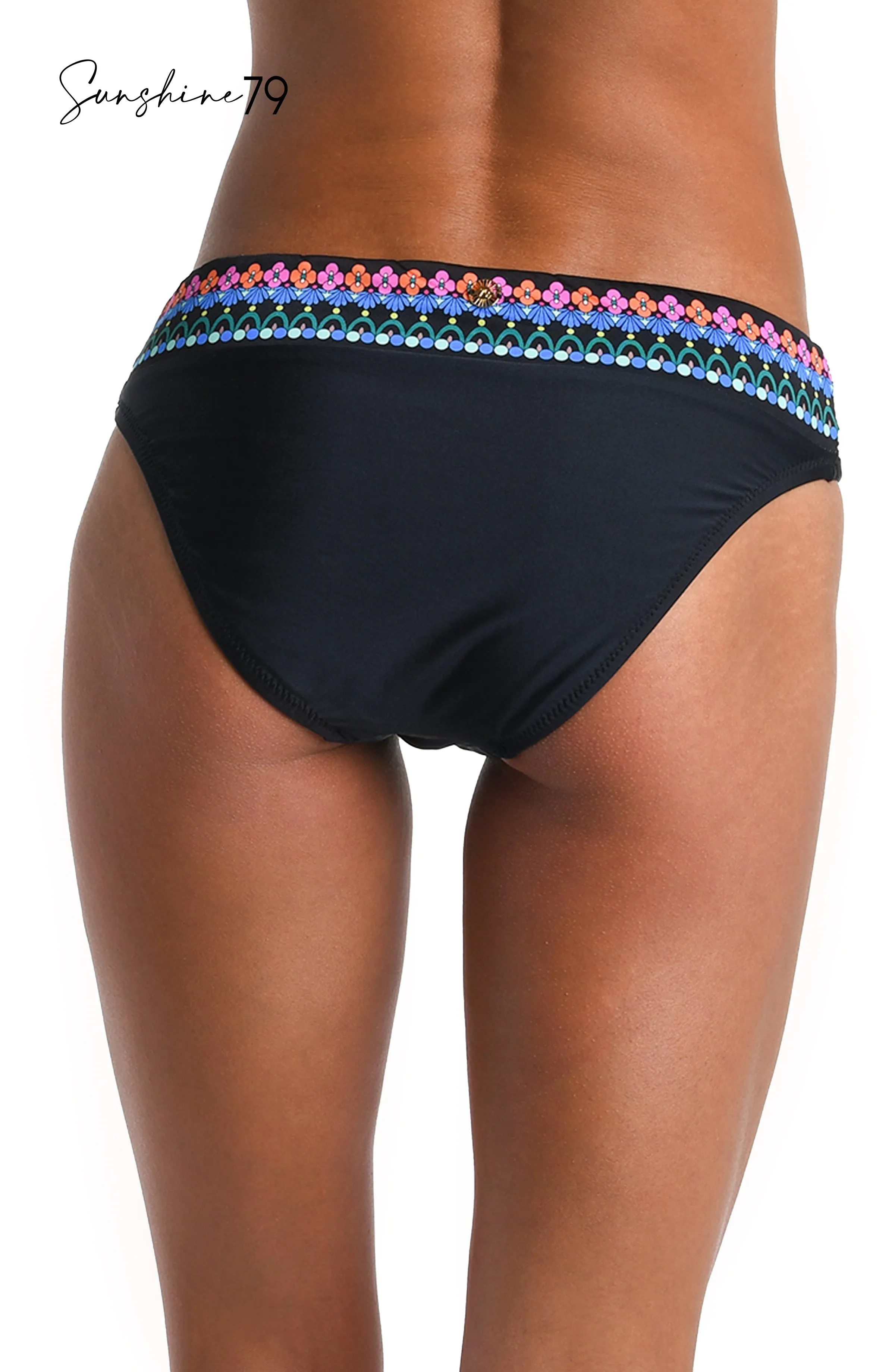 Sunshine 79 Pop Floral Solids Hipster Bottom (Final Sale) sold by La Blanca product image thumbnail 4