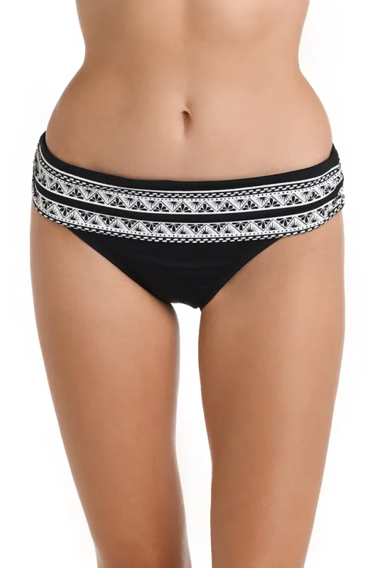Shadow Floral Banded Hipster Bottom - FINAL SALE sold by La Blanca
