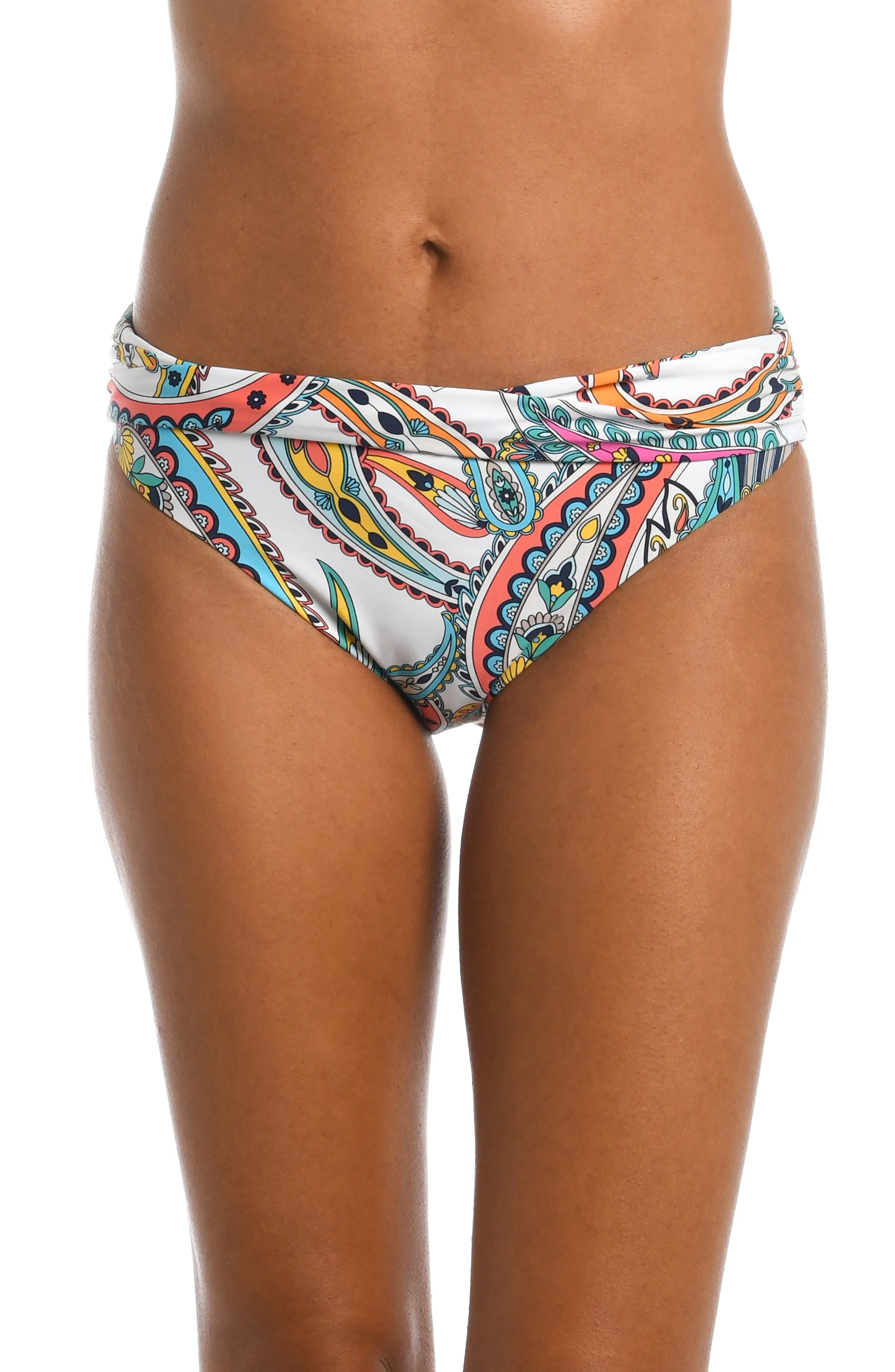 Pave The Way Shirred Band Hipster Bottom - FINAL SALE sold by La Blanca