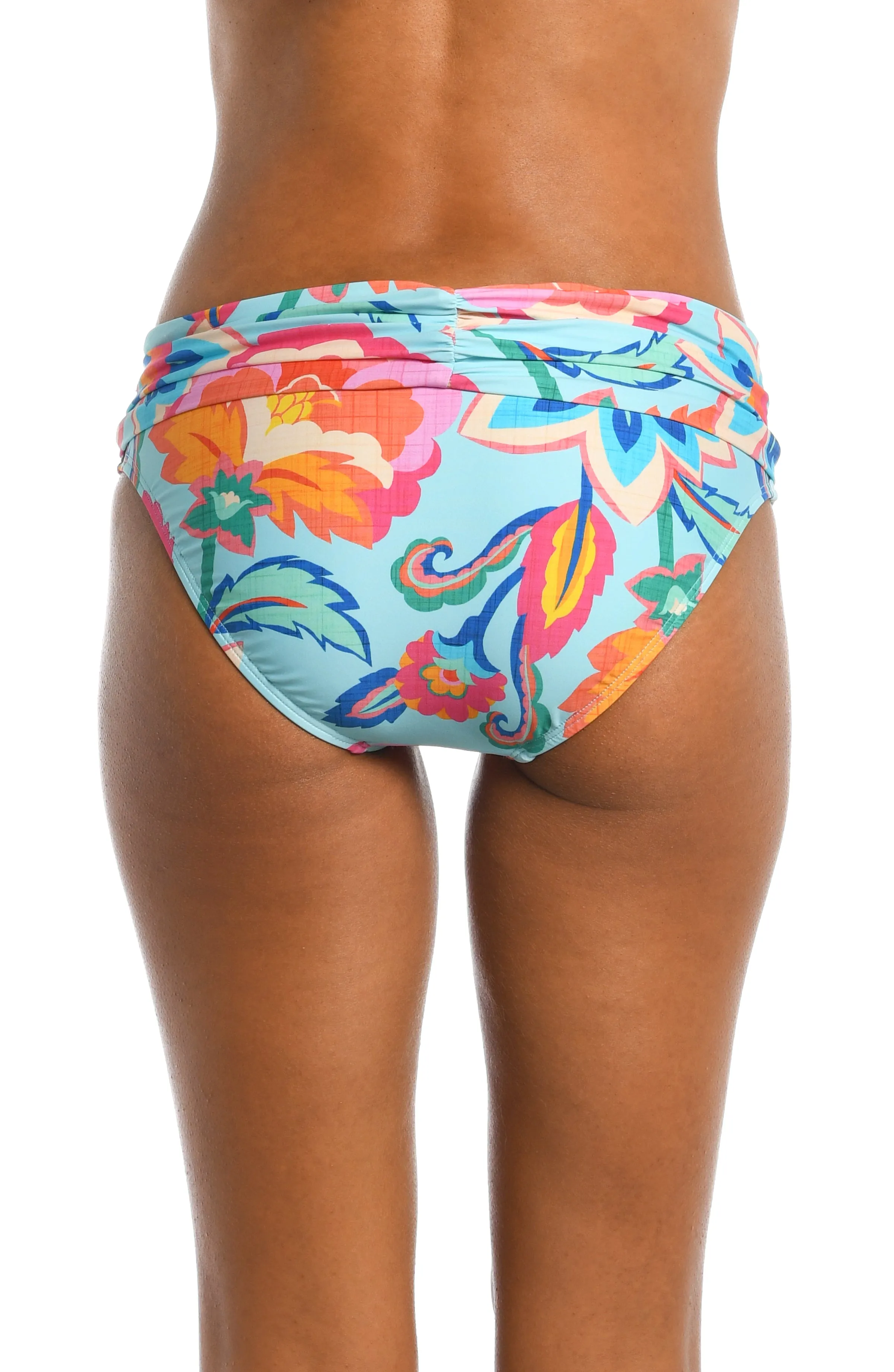 Breezy Beauty Shirred Band Hipster Bottom - FINAL SALE sold by La Blanca product image thumbnail 2