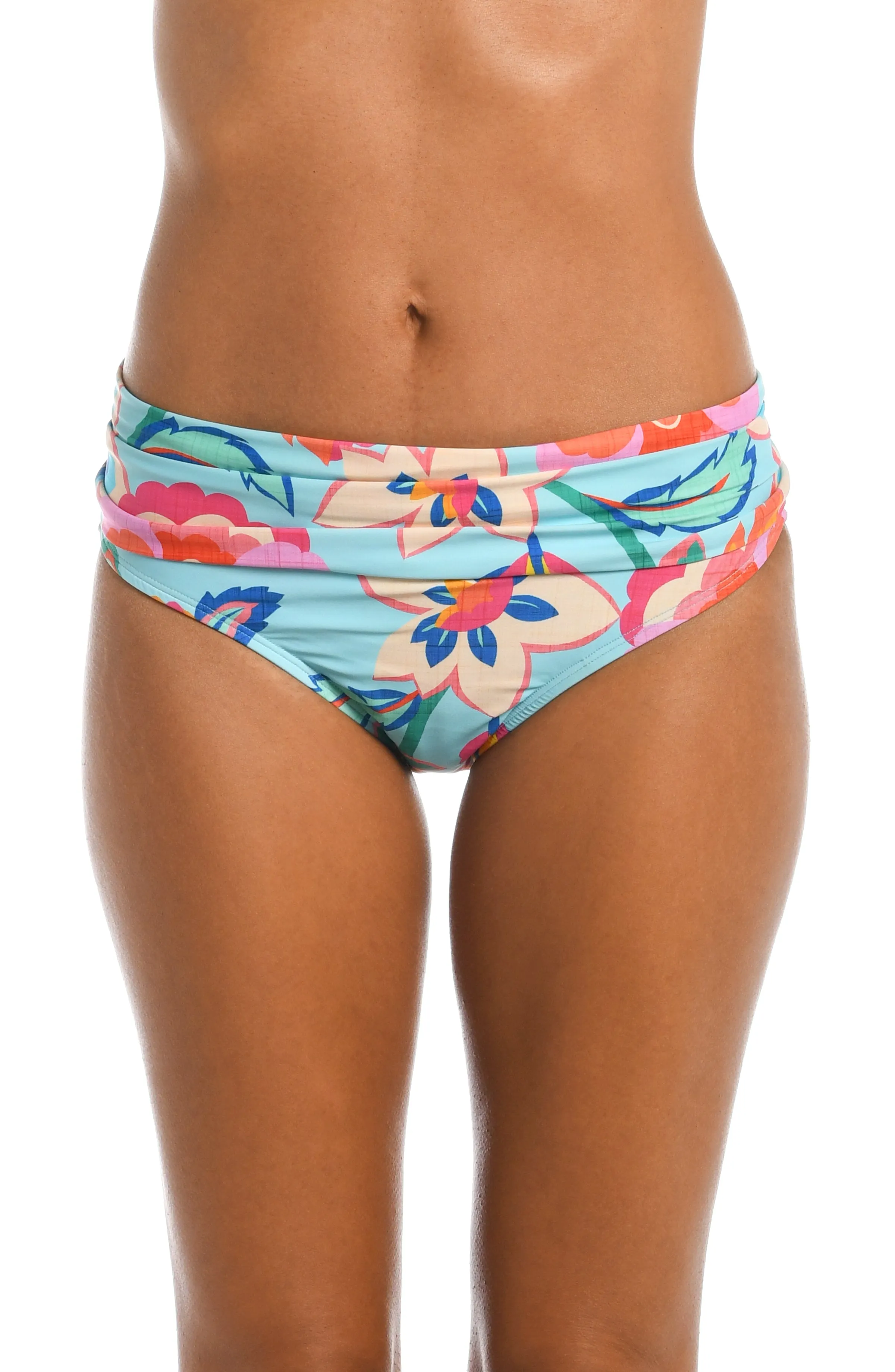 Breezy Beauty Shirred Band Hipster Bottom - FINAL SALE sold by La Blanca