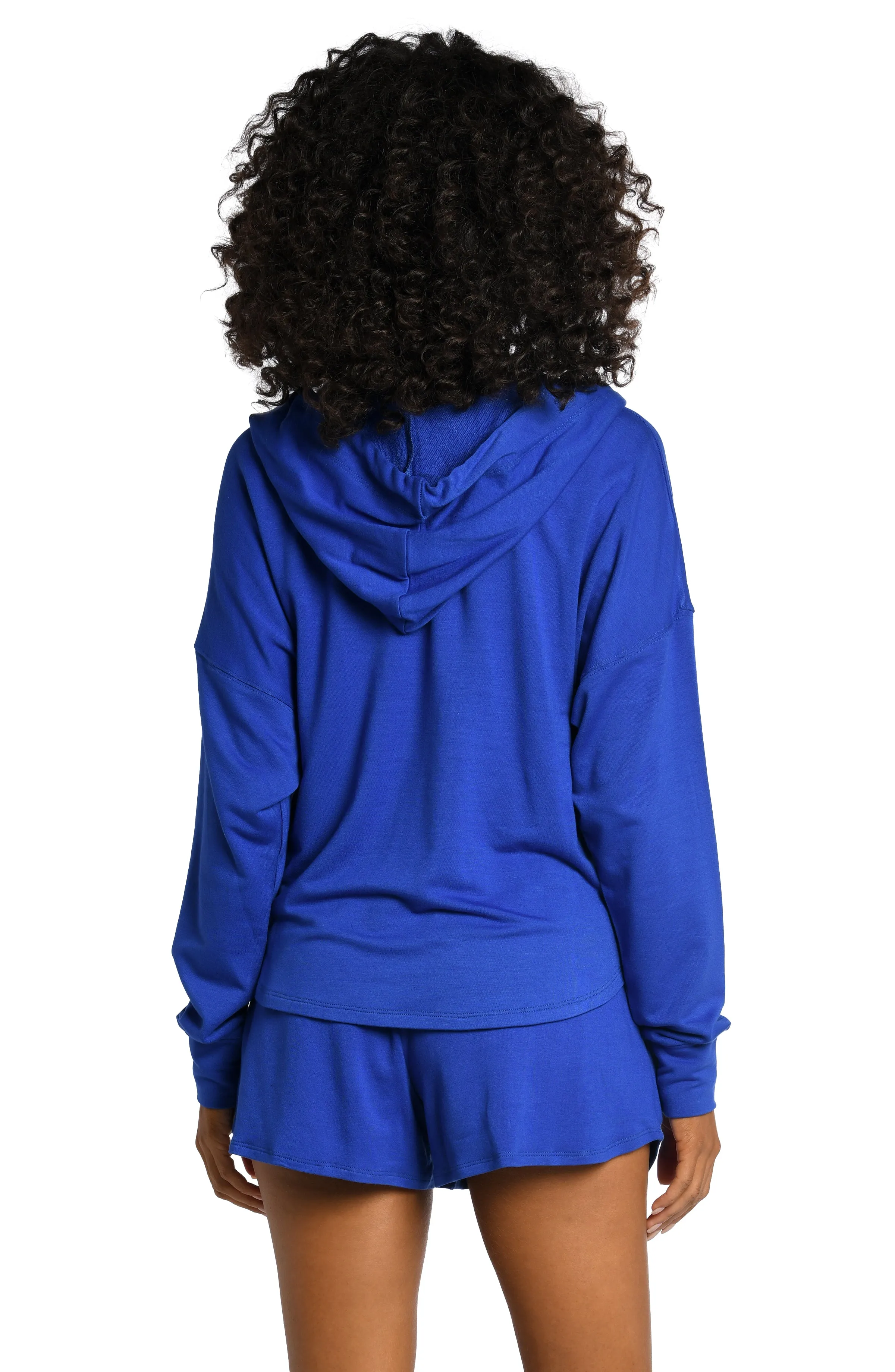 Living In Leisure French Terry Knit Hoodie (Final Sale) sold by La Blanca product image thumbnail 4