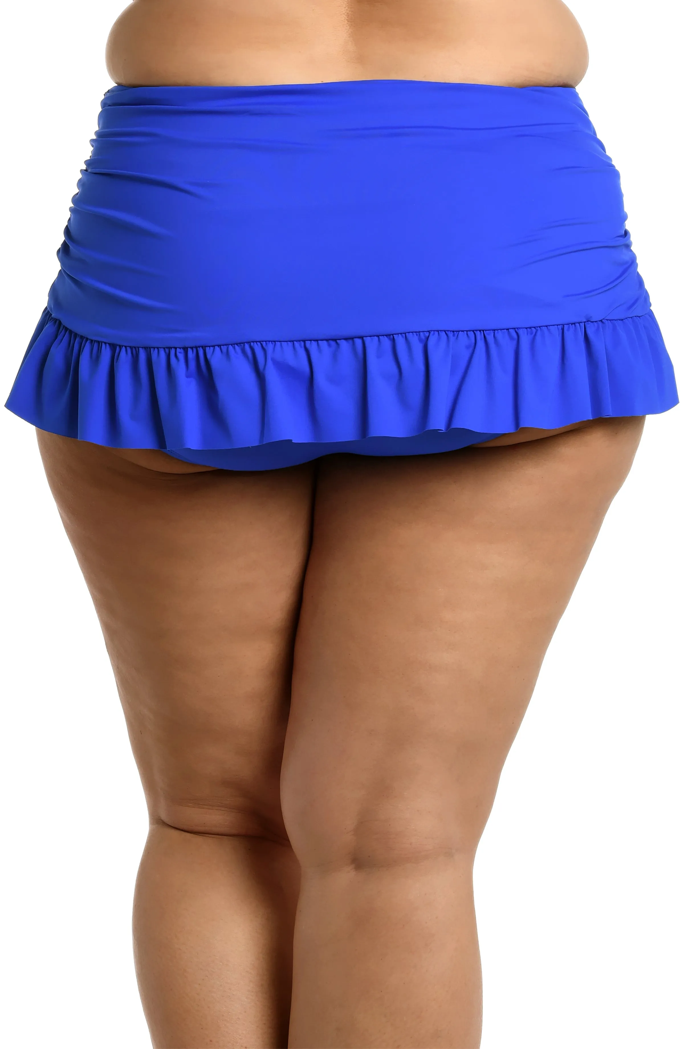 Island Goddess Ruffle Skirted Bottom - Sapphire - FINAL SALE sold by La Blanca product image thumbnail 2