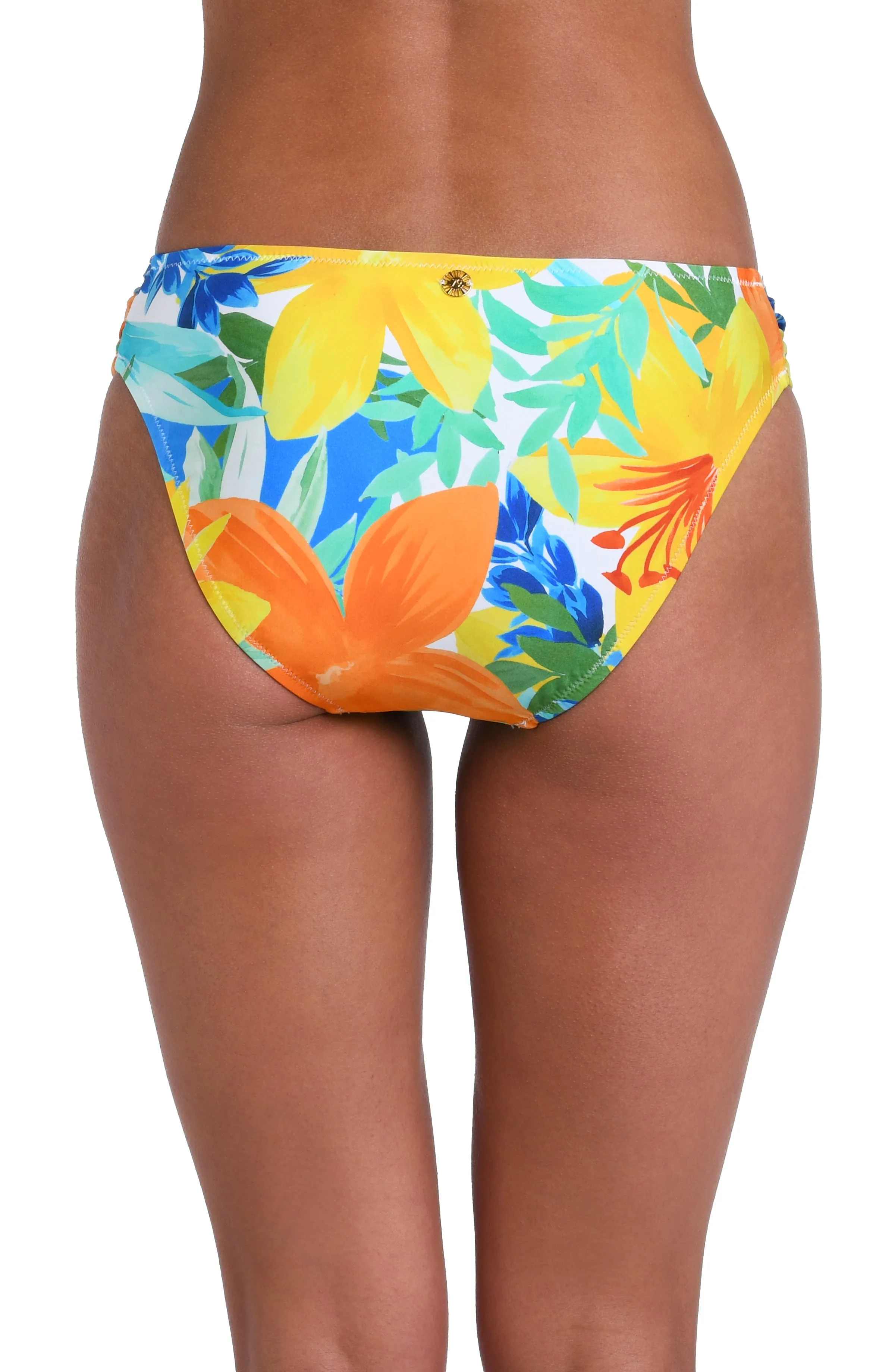 Sunshine 79 Summertime Vibes Side Shirred Hipster Bottom - FINAL SALE sold by La Blanca product image thumbnail 2