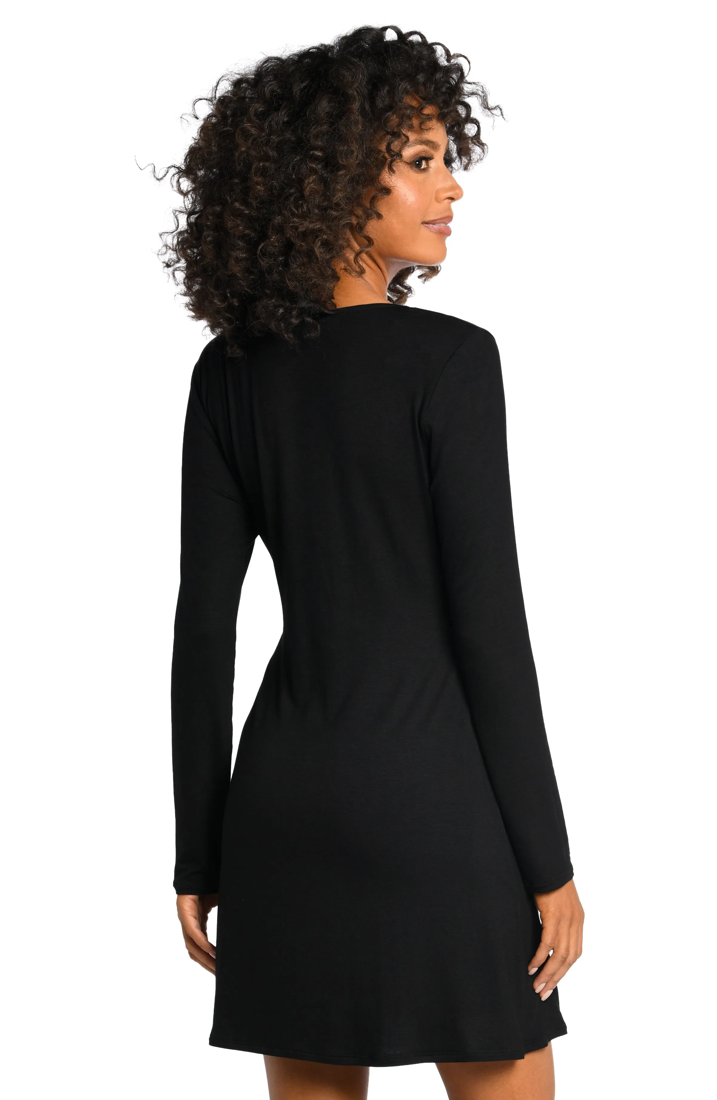 Draped Darling Wrap Dress sold by La Blanca product image thumbnail 2