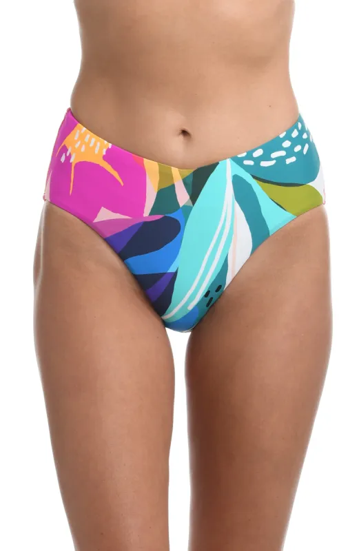 Eclectic Shore V-Front High Waist Bottom - FINAL SALE sold by La Blanca