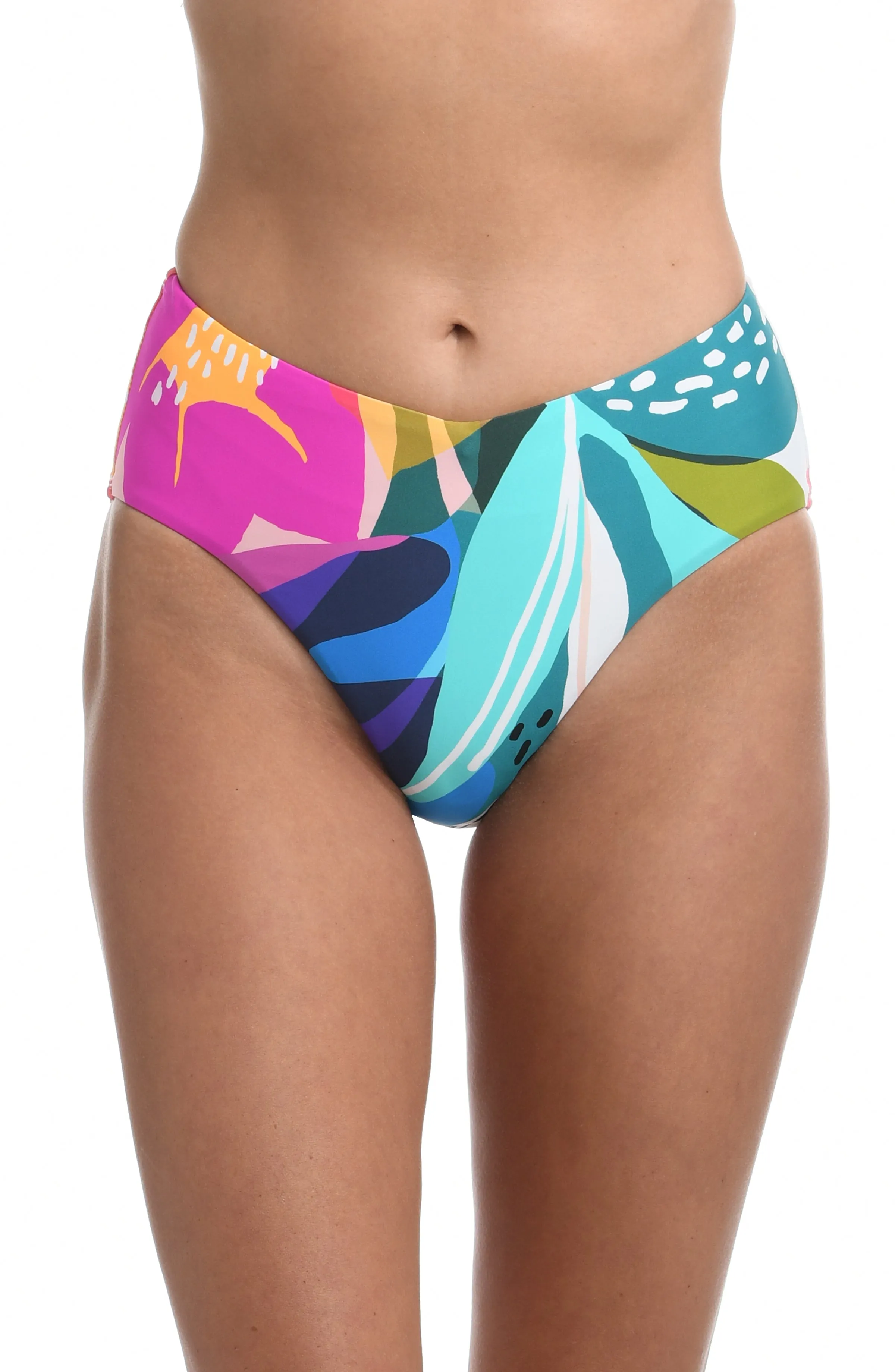 Eclectic Shore V-Front High Waist Bottom - FINAL SALE sold by La Blanca
