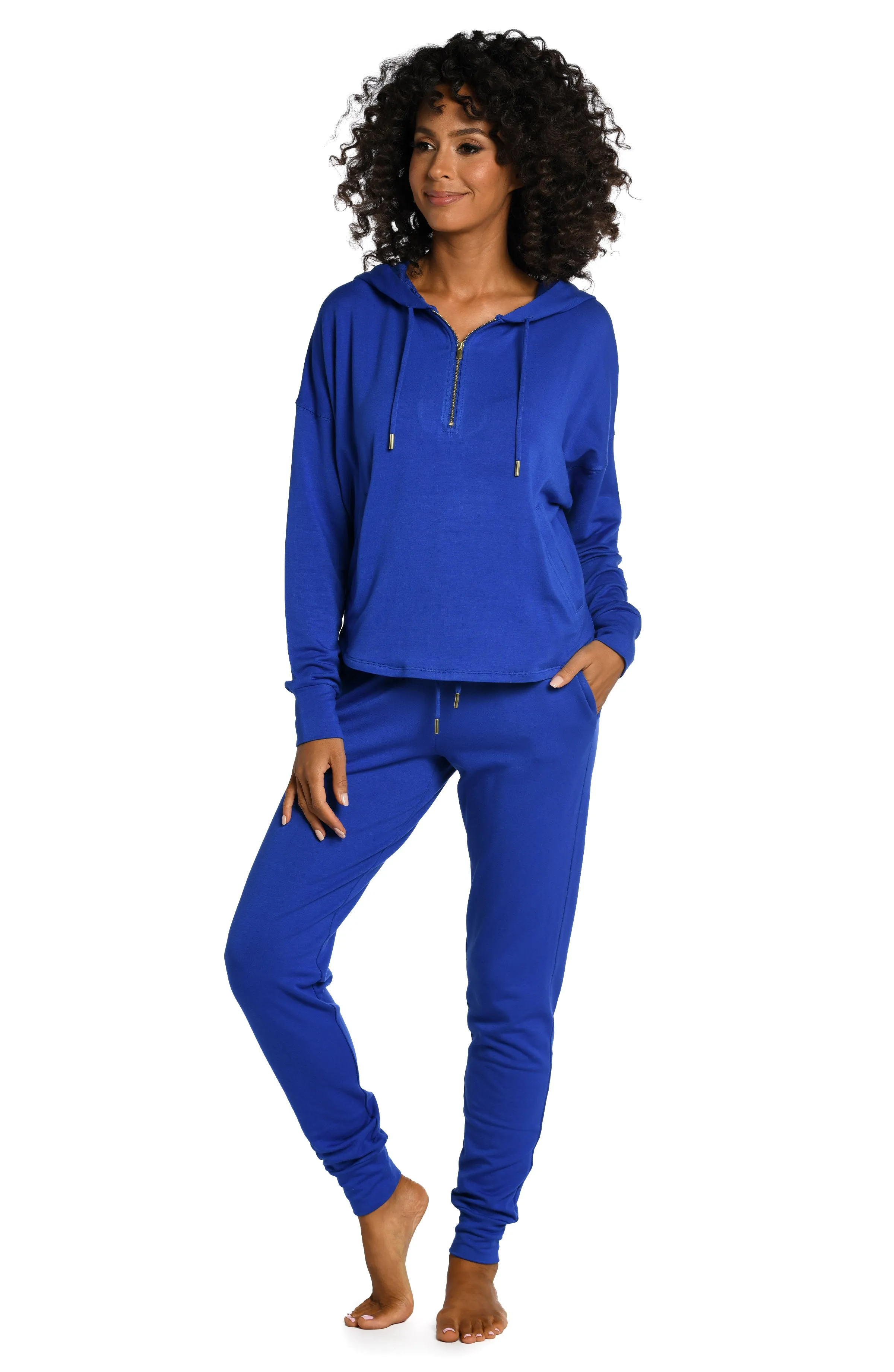 Living In Leisure French Terry Knit Joggers - FINAL SALE sold by La Blanca product image thumbnail 4
