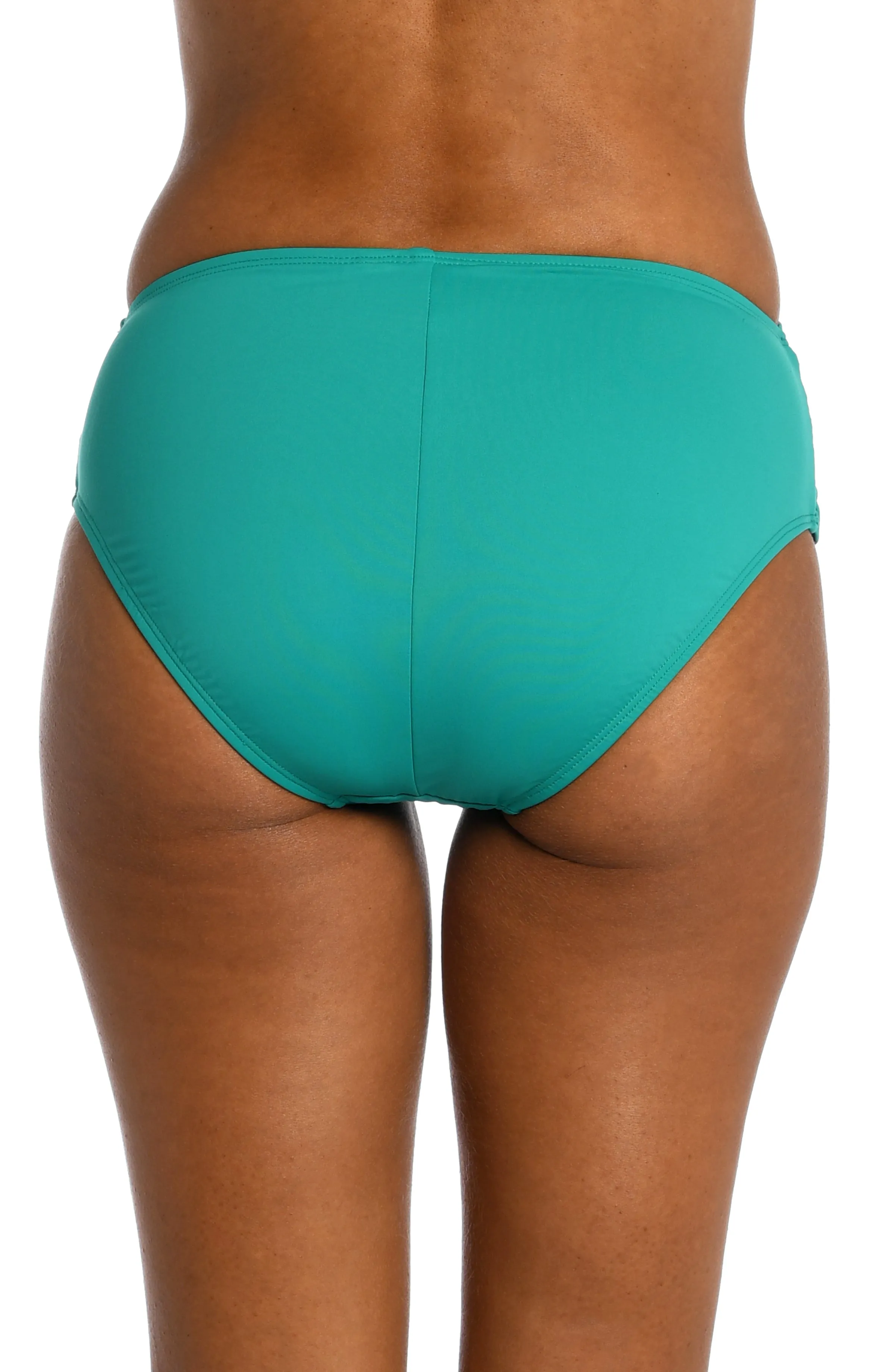 Island Goddess Mid-Waist Sash Band Bottom - Emerald sold by La Blanca product image thumbnail 2