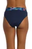 Painted Leaves Crossover High-Waist Bottom (Final Sale) sold by La Blanca