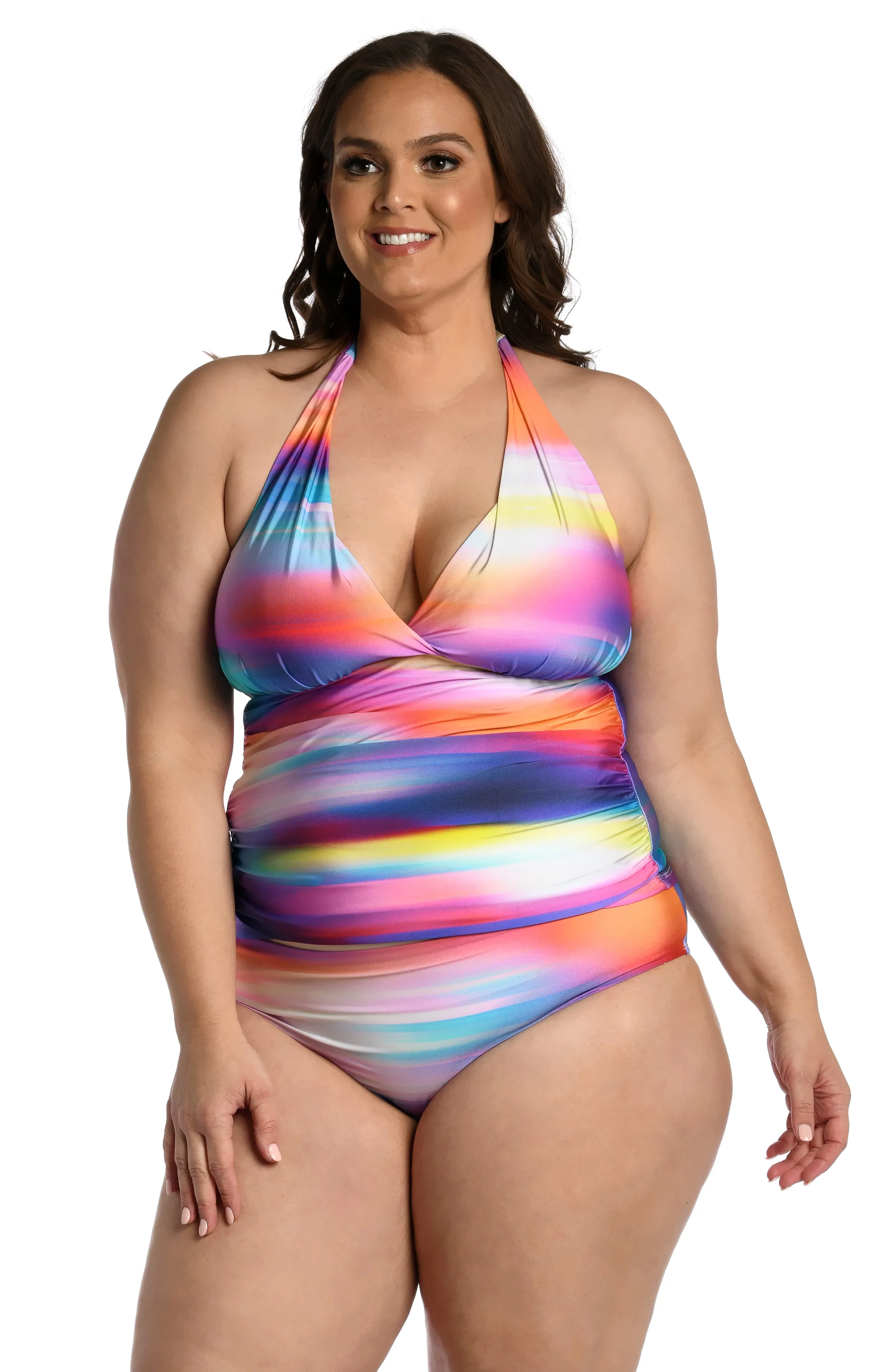 Sunset Shores Halter Tankini Top (Final Sale) sold by La Blanca product image thumbnail 3