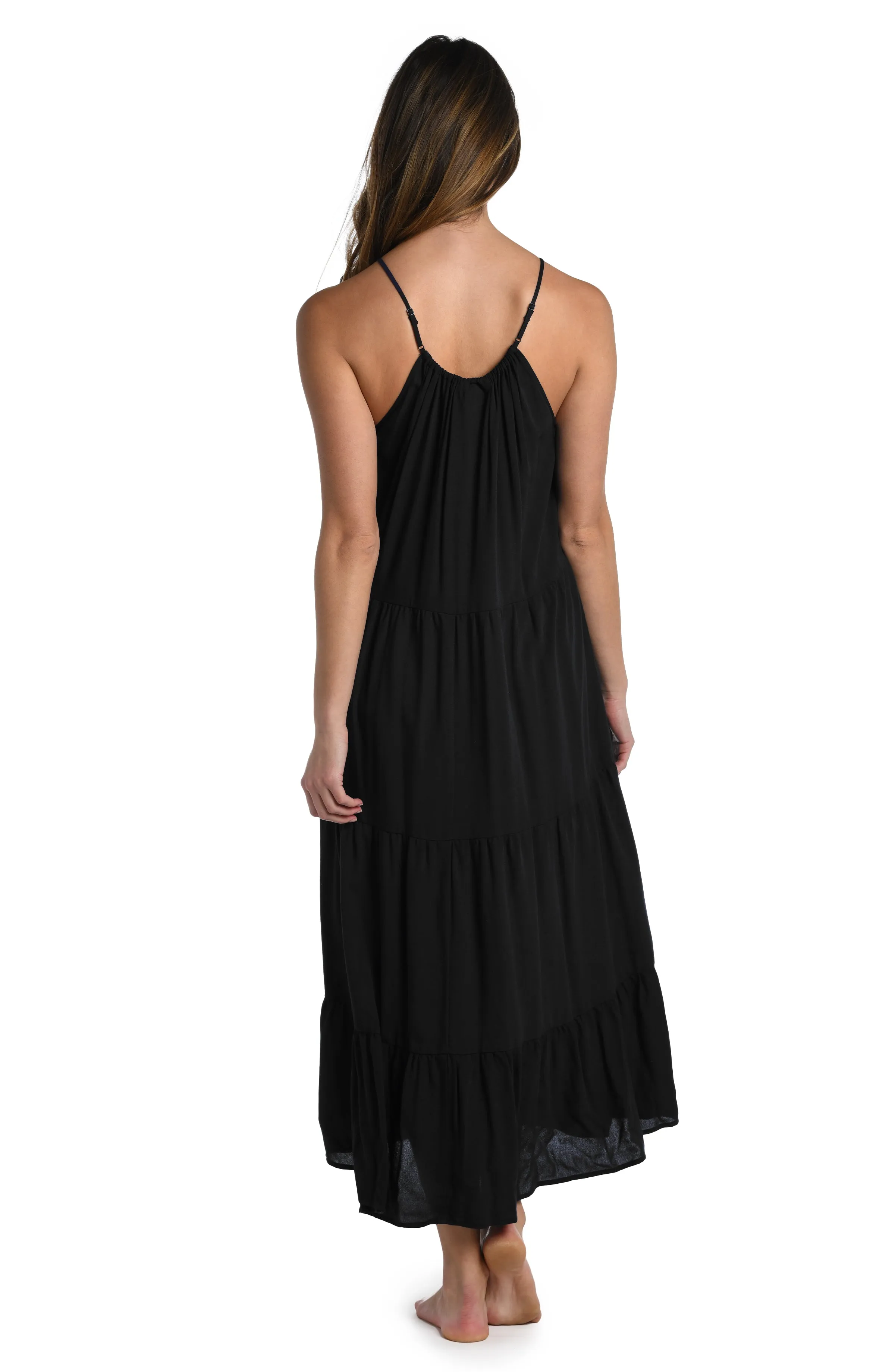 Coastal Covers Halter Maxi Dress - Black sold by La Blanca product image thumbnail 2