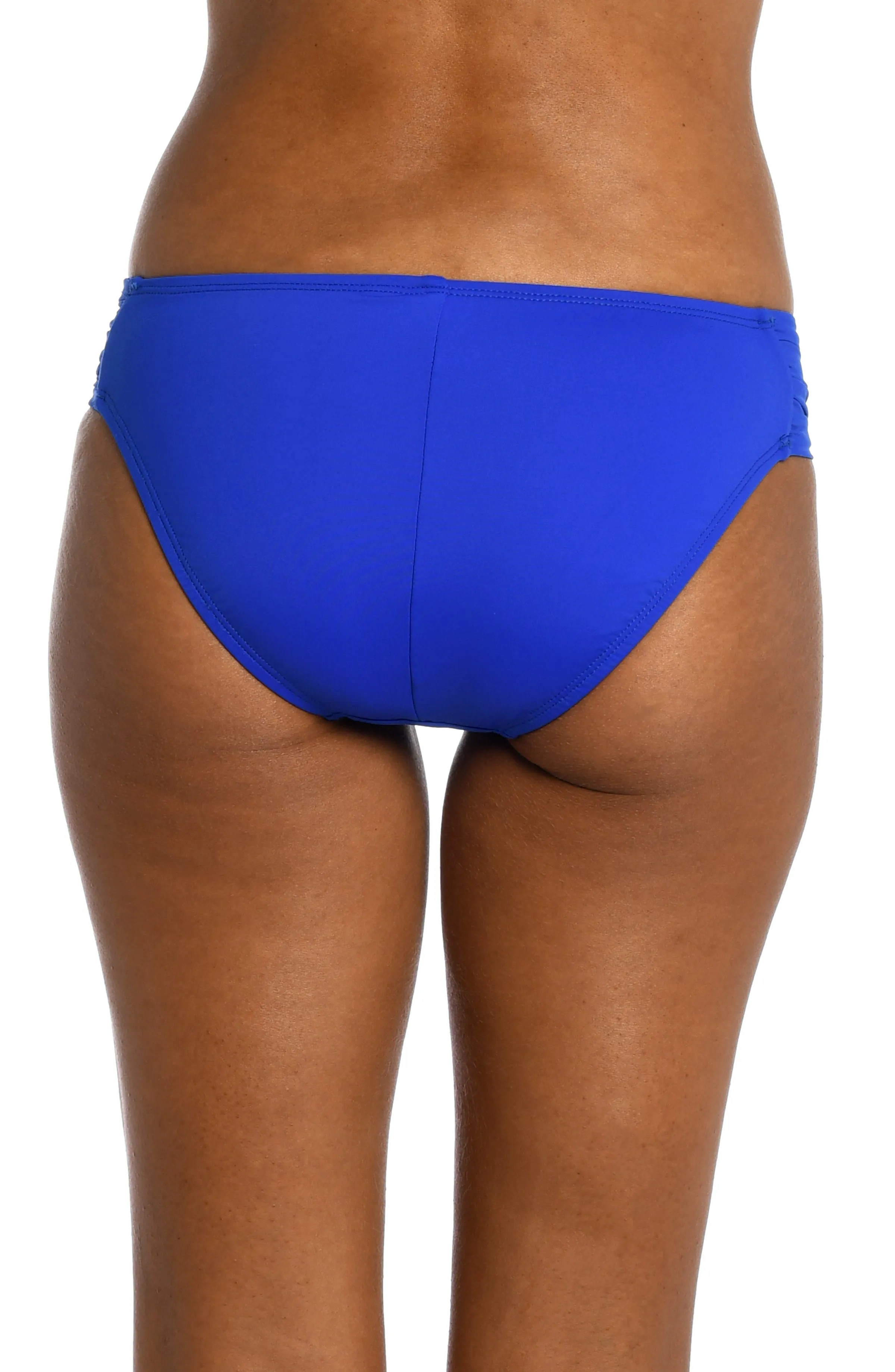 Island Goddess Side Shirred Hipster Bottom - Sapphire (Final Sale) sold by La Blanca product image thumbnail 2