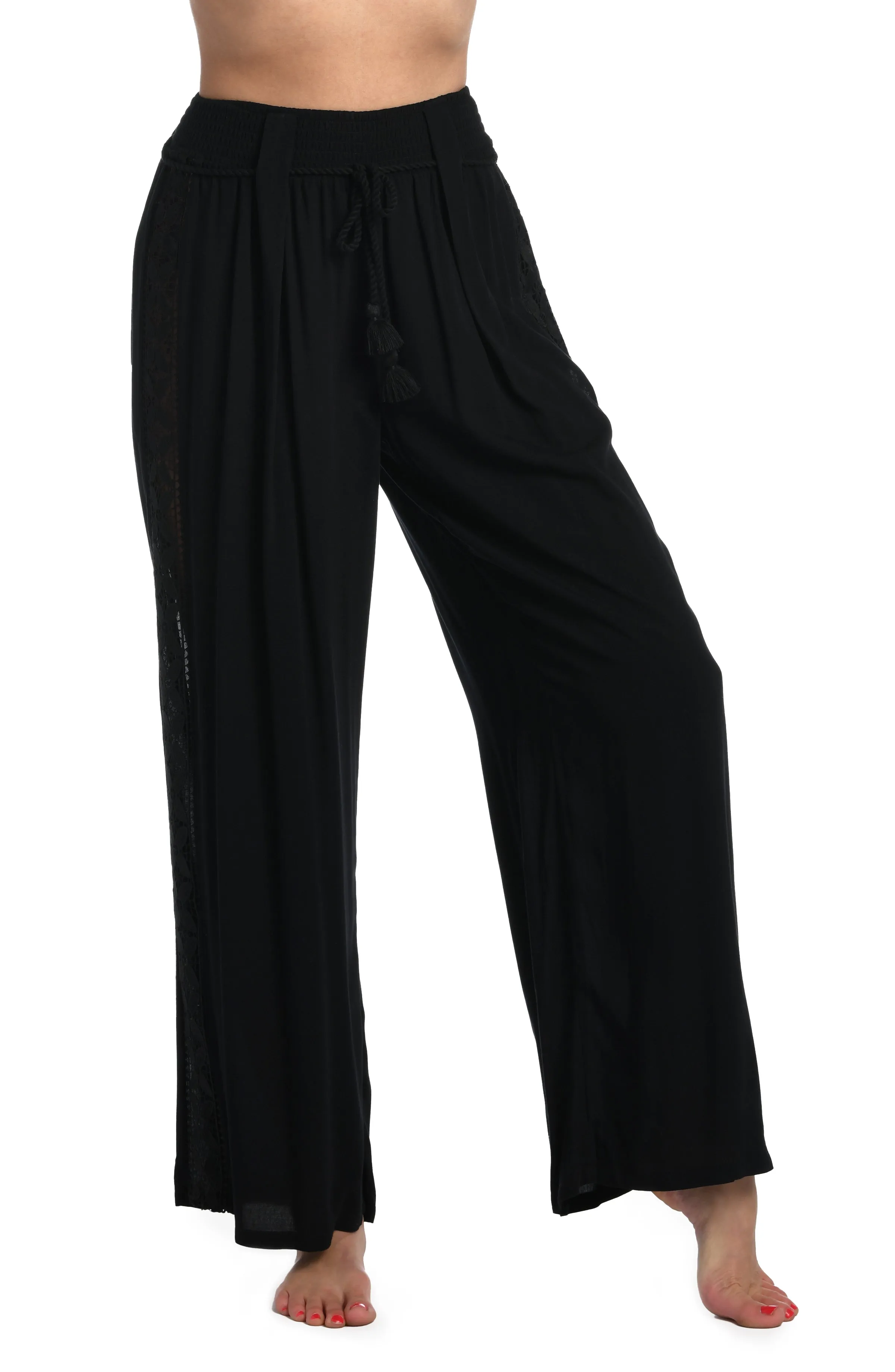 Coastal Covers Palazzo Pant - Black - FINAL SALE sold by La Blanca product image thumbnail 3