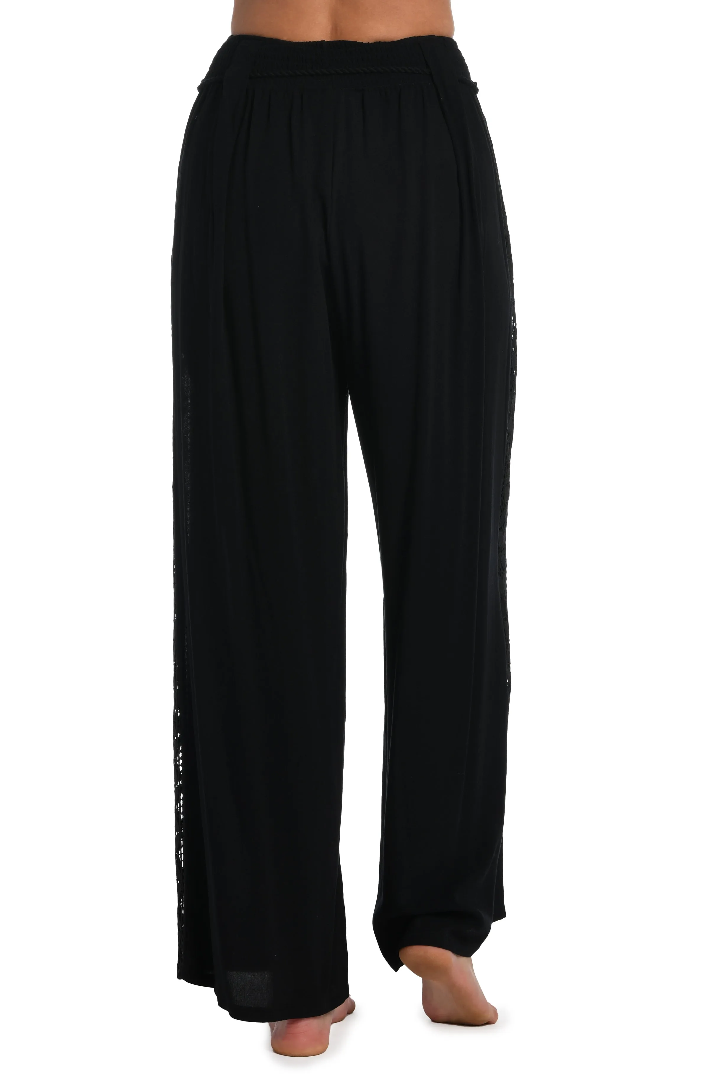 Coastal Covers Palazzo Pant - Black - FINAL SALE sold by La Blanca product image thumbnail 4