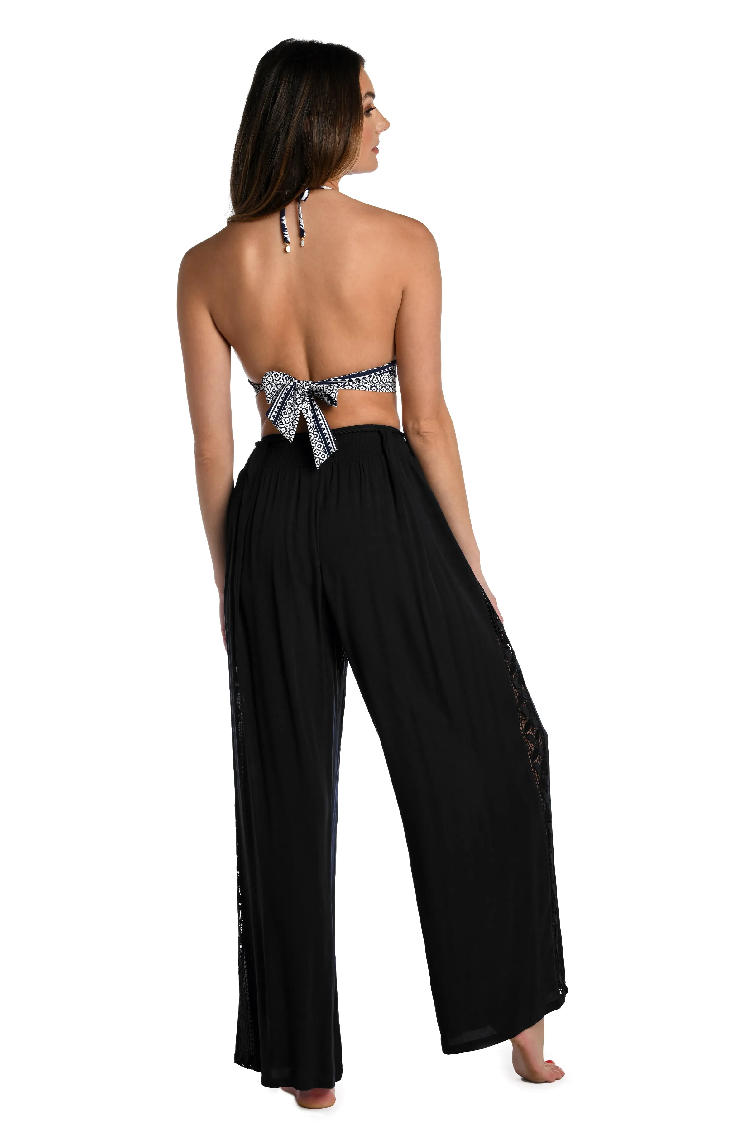 Coastal Covers Palazzo Pant - Black - FINAL SALE sold by La Blanca product image thumbnail 2