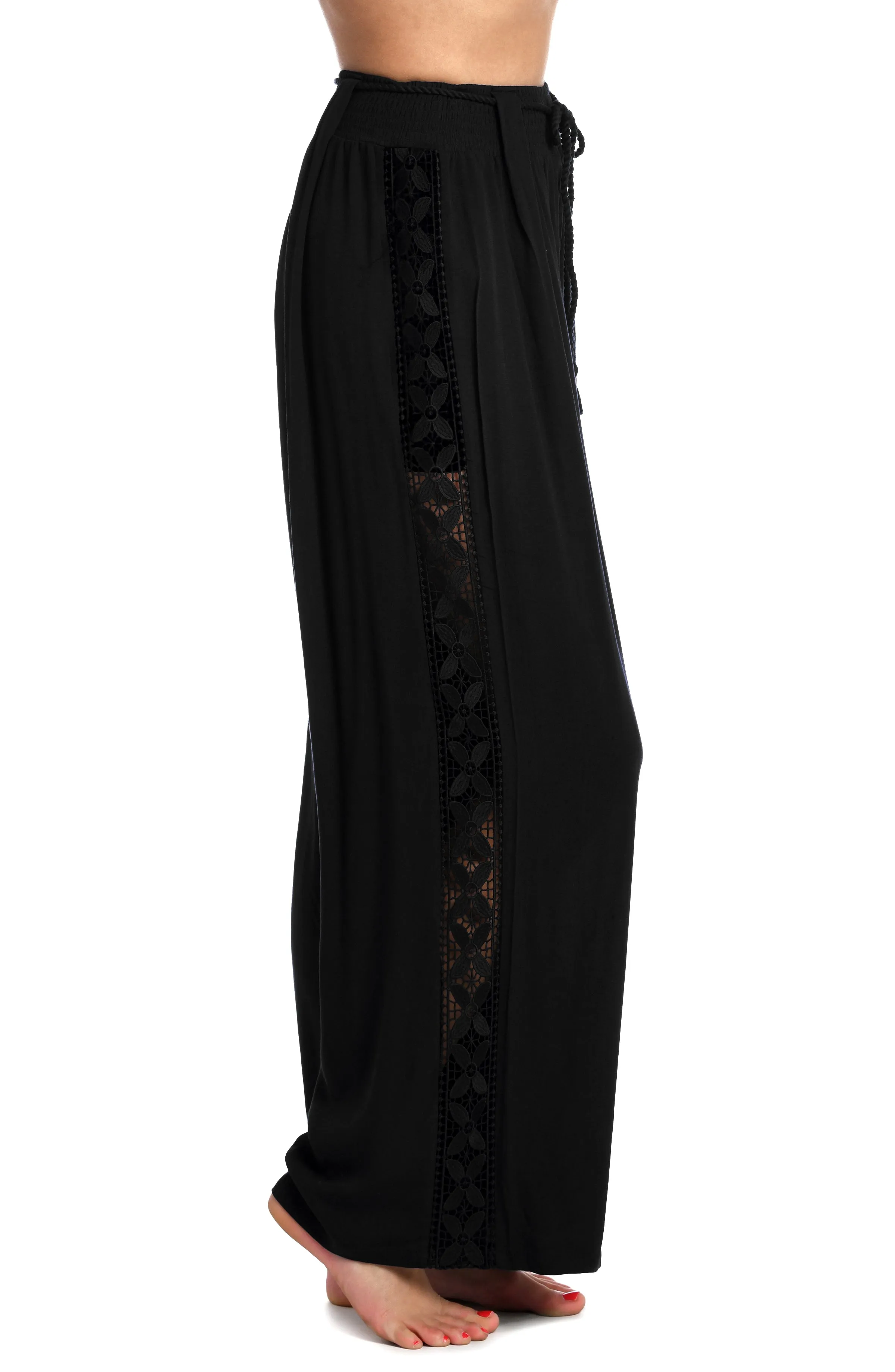 Coastal Covers Palazzo Pant - Black - FINAL SALE sold by La Blanca product image thumbnail 5