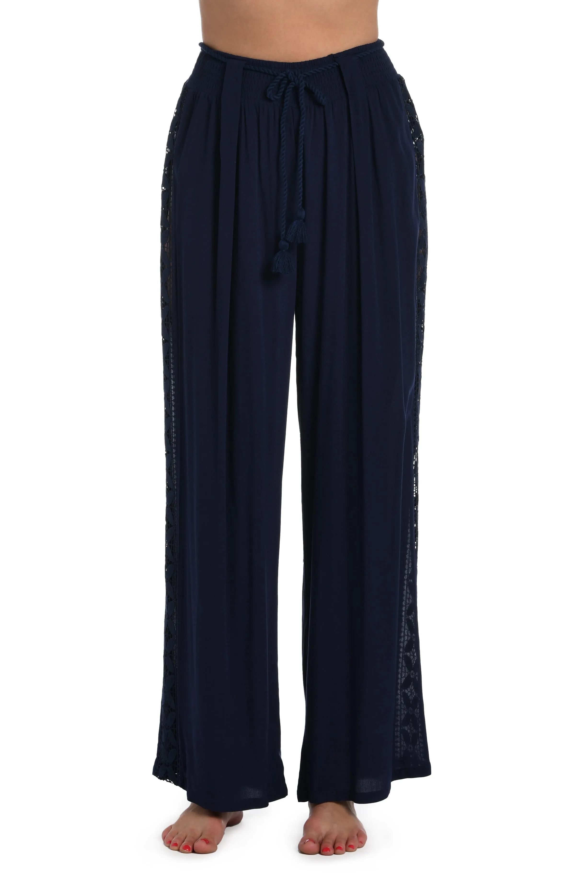 Coastal Covers Palazzo Pant - Indigo sold by La Blanca product image thumbnail 3