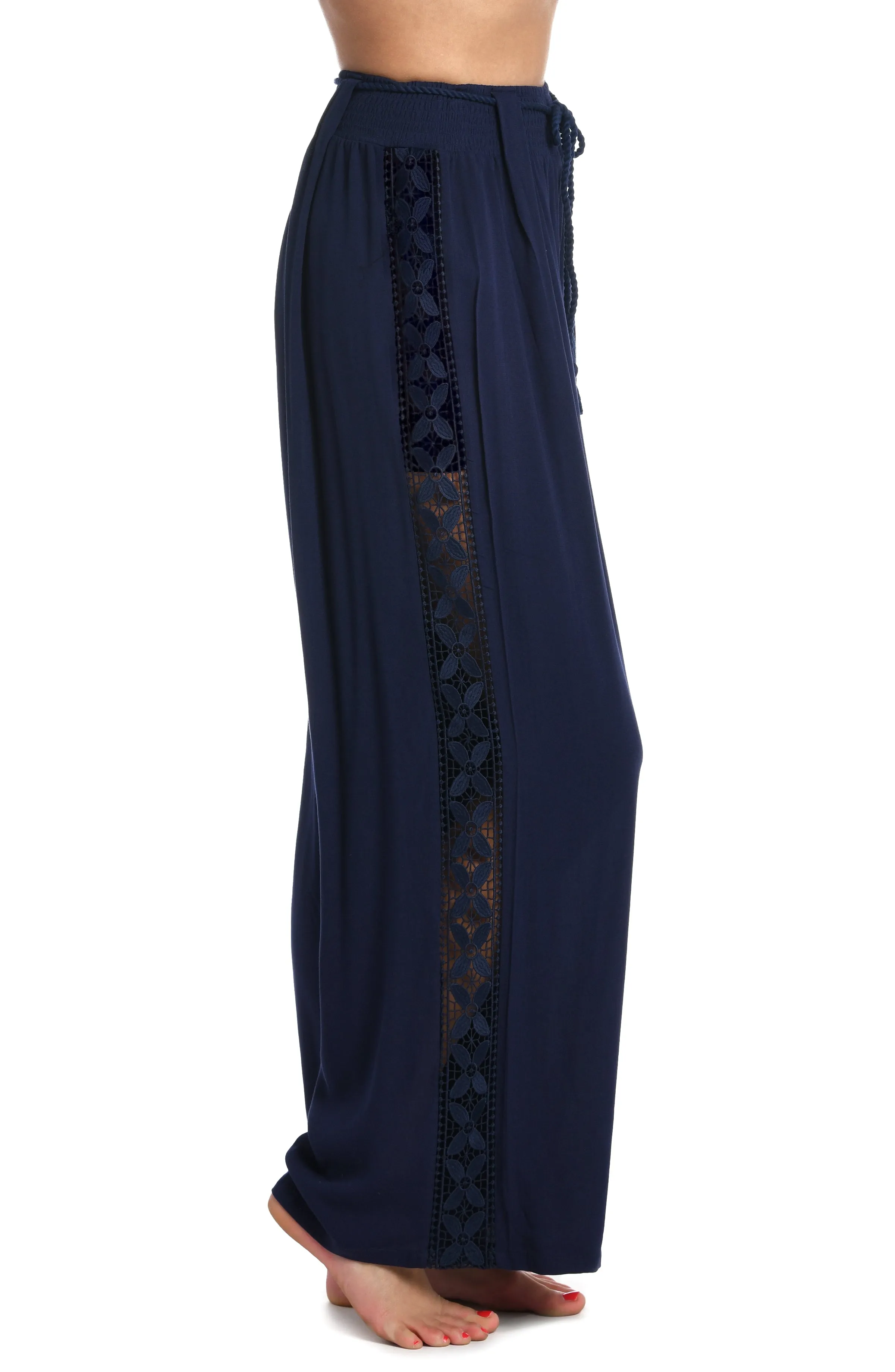 Coastal Covers Palazzo Pant - Indigo sold by La Blanca product image thumbnail 5