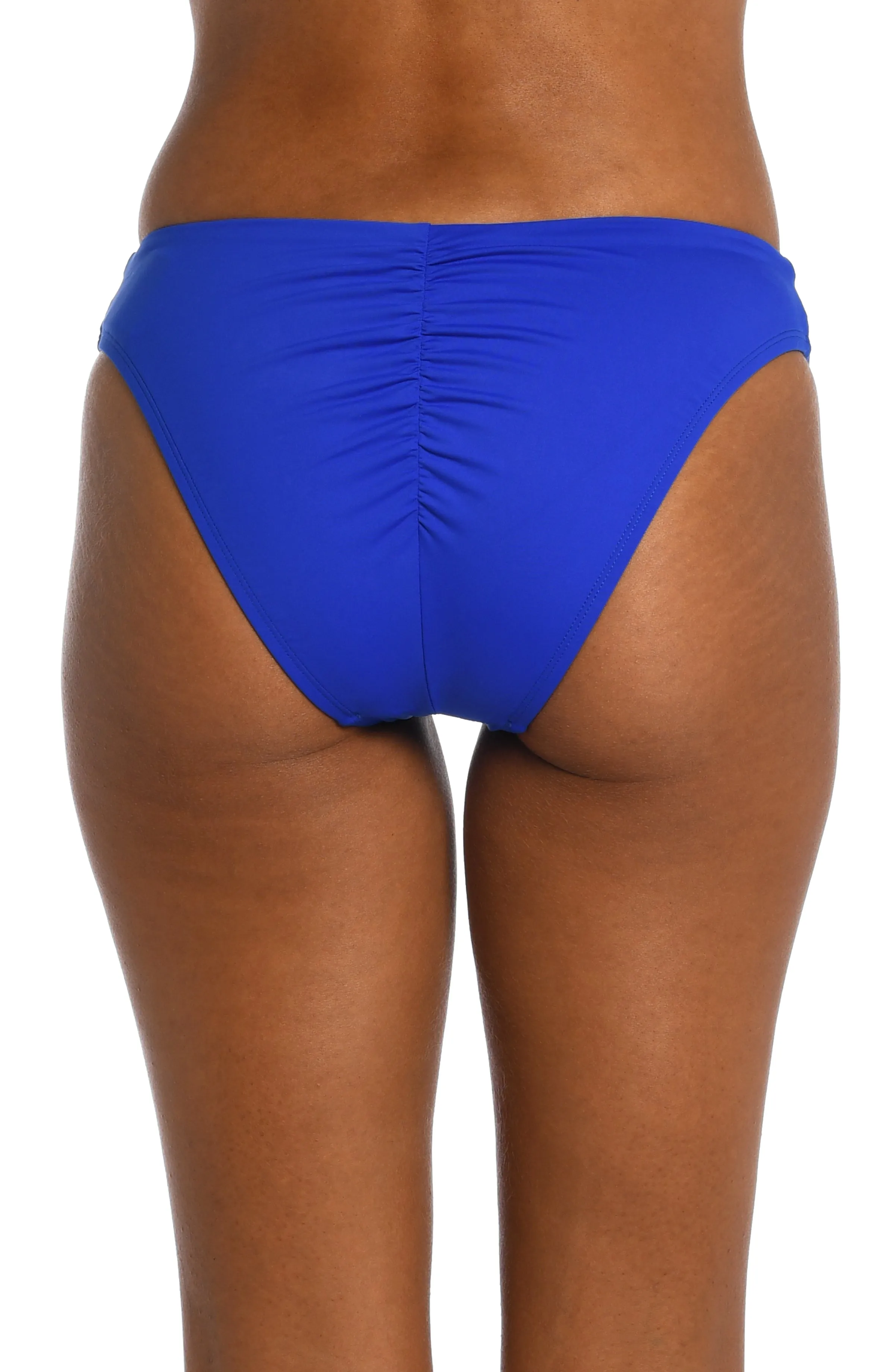 Island Goddess Scoop Front Ruched Back Bottom - Sapphire (Final Sale) sold by La Blanca product image thumbnail 2