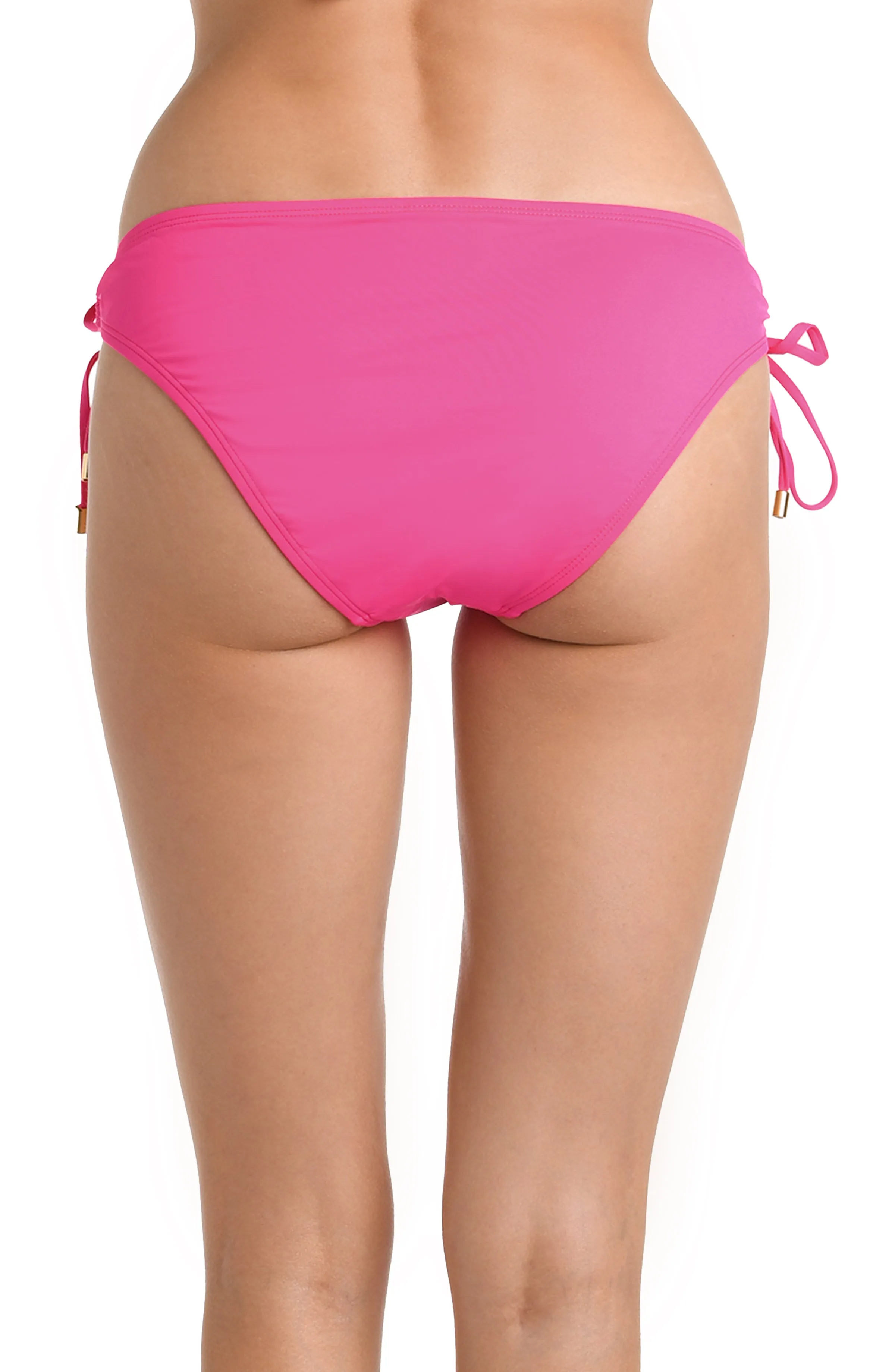 Island Goddess Side Tie Hipster Bottom - Pop Pink - FINAL SALE sold by La Blanca product image thumbnail 3